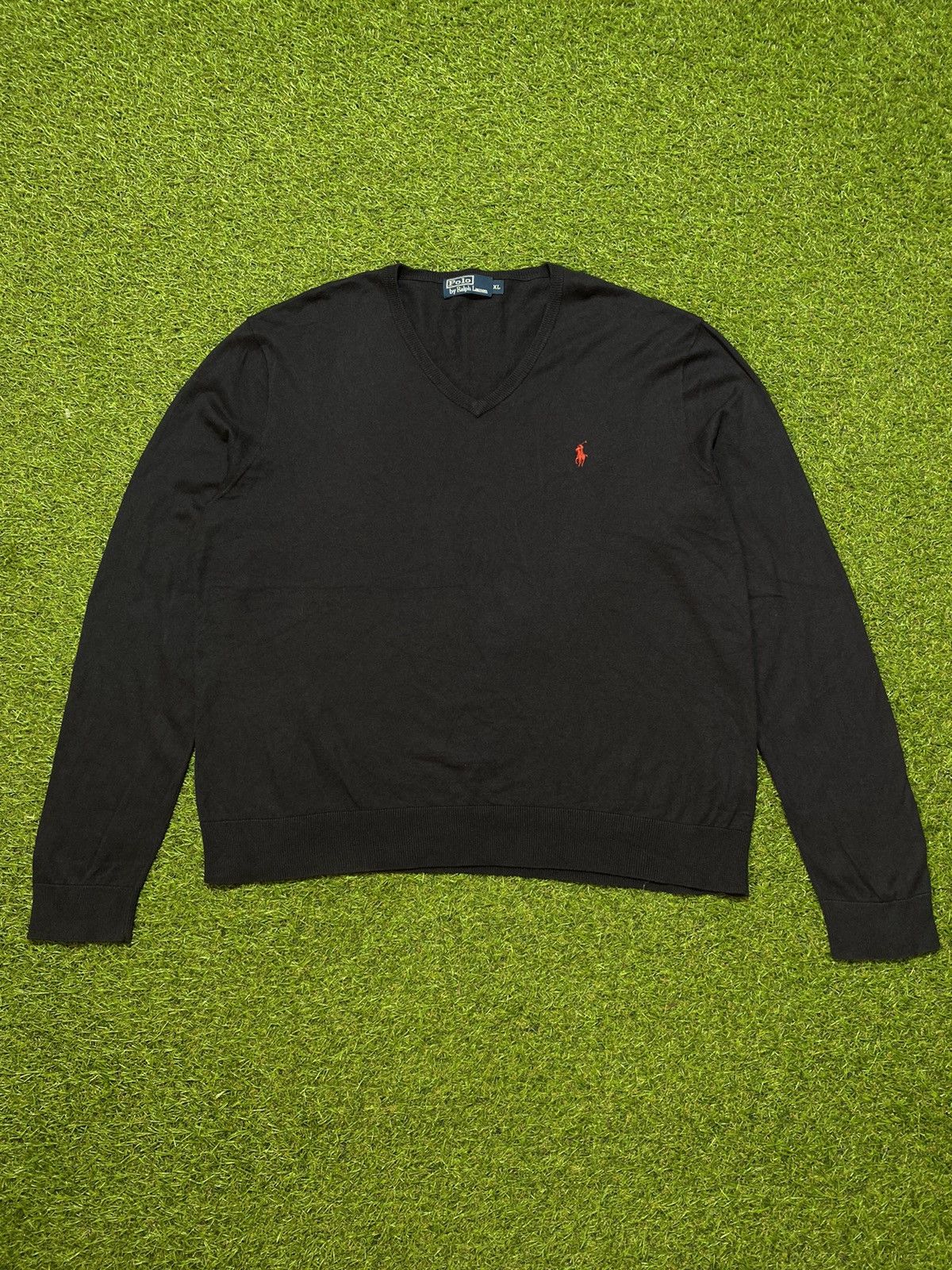 Polo Ralph Lauren Vintage 90s Polo Ralph Lauren sweater small logo size XL Size US XL / EU 56 / 4 - 1 Thumbnail