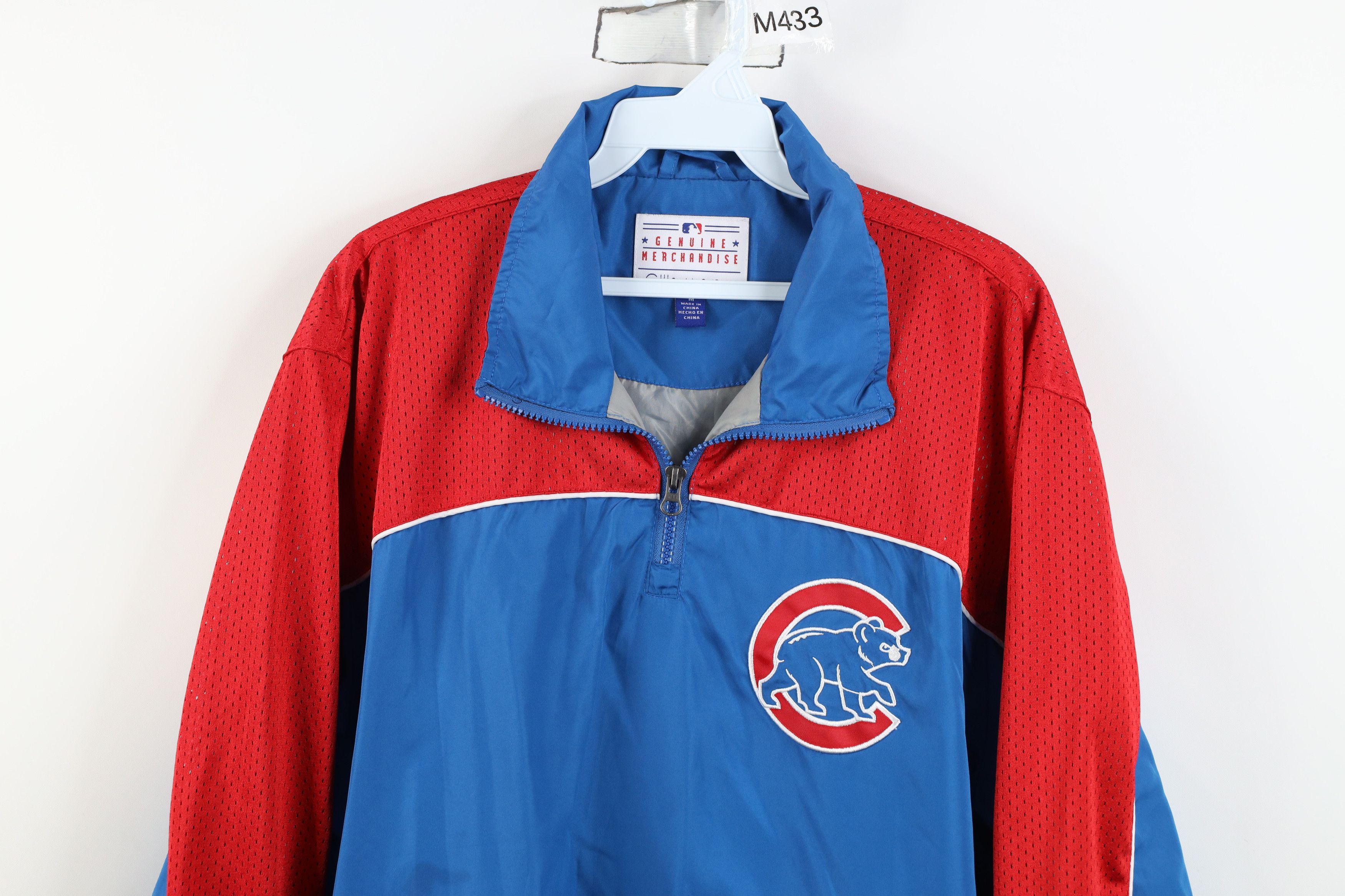 Vintage Vintage Chicago Cubs Football Pullover Windbreaker Jacket Size US M / EU 48-50 / 2 - 2 Thumbnail