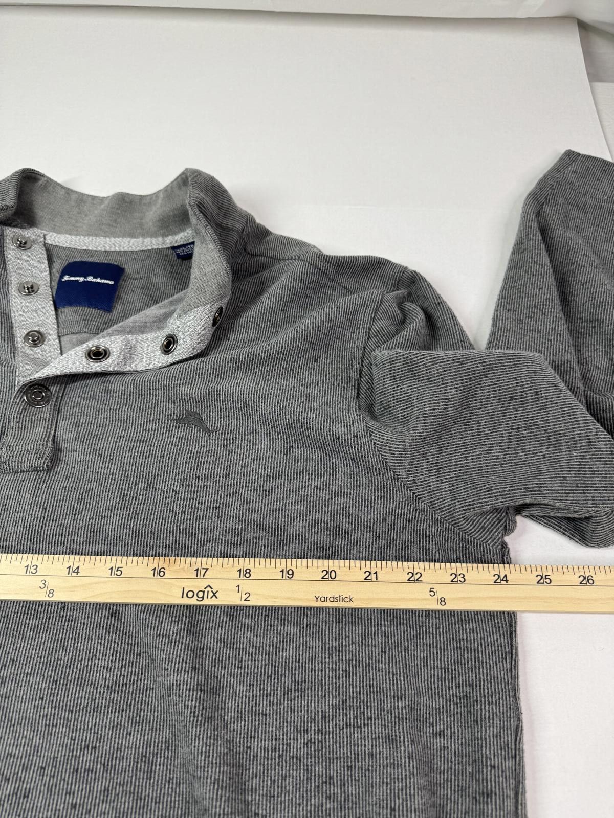 Tommy Bahama Tommy Bahama 1/4 Button Up Men’s Gray XL Long Sweater Size US XL / EU 56 / 4 - 6 Thumbnail