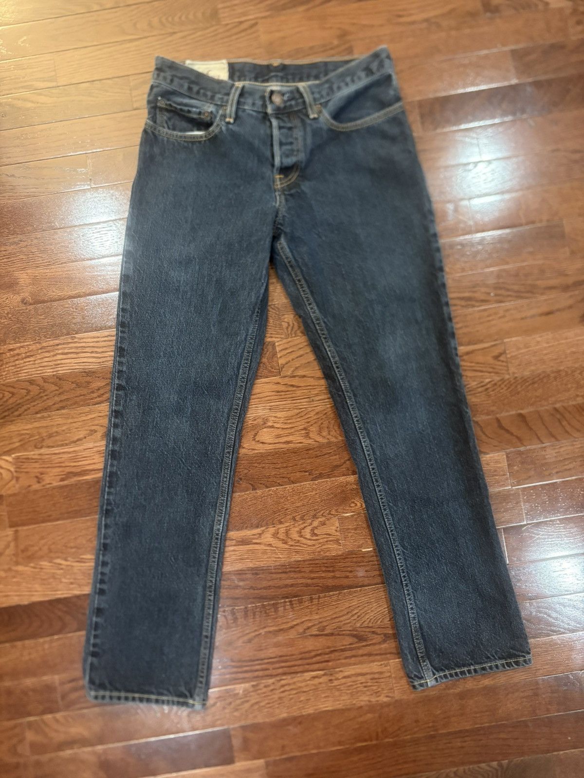 Hollister Y2K Hollister Denim Straight Slim Mid Rise 5-Pocket Jeans Size US 31 - 1 Thumbnail