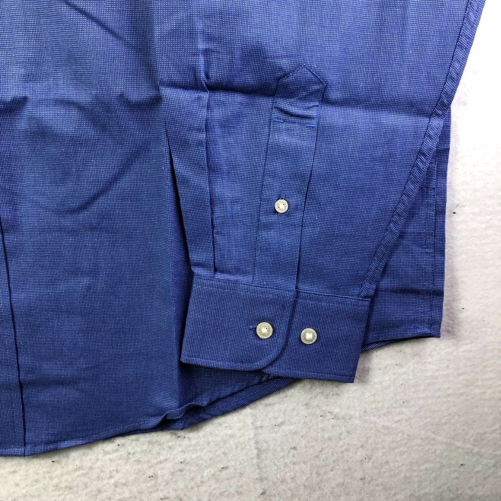 Cutter & Buck Cutter & Buck Mens XL Blue Plaid Long Sleeve Button-Down Collar Shirt Size US XL / EU 56 / 4 - 3 Thumbnail