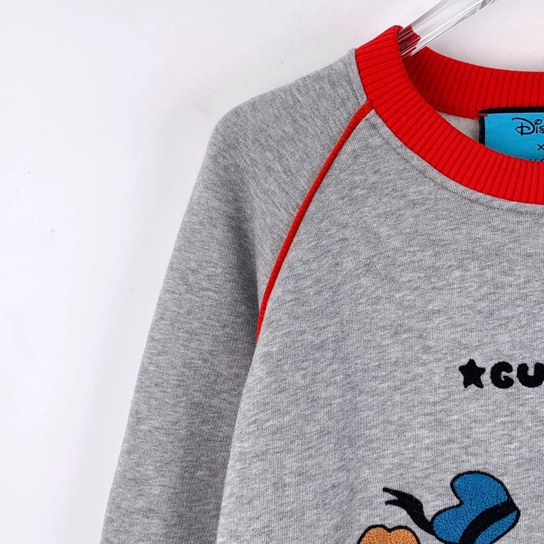 Gucci Gucci Co-branded gray Donald Duck letter printed cotton ro Size US M / EU 48-50 / 2 - 3 Thumbnail