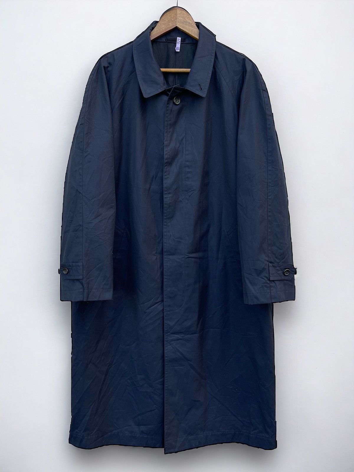 image of Comme Ca Ism Comme Ca Du Mode Men Trench Overcoat Big Size in Navy