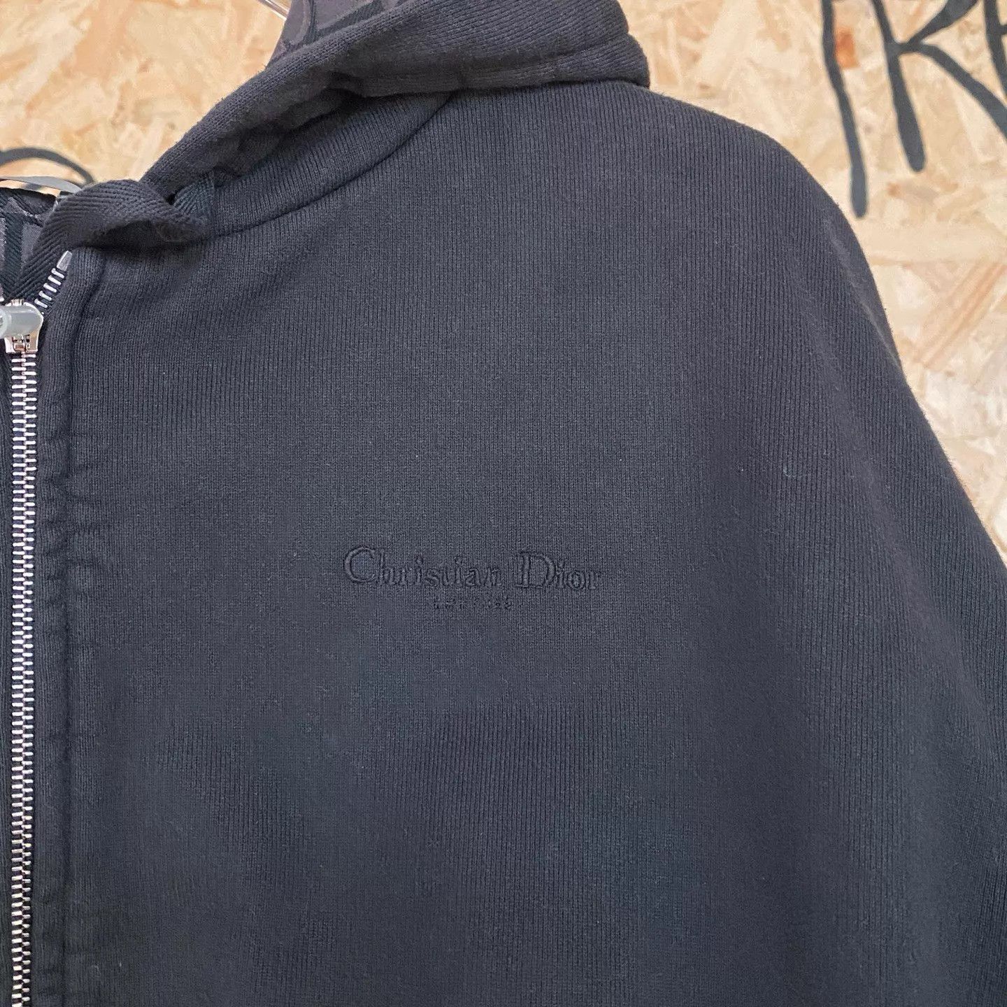 Dior Dior FW25 men's hooded drawstring zip hoodie XL Size US XL / EU 56 / 4 - 4 Thumbnail