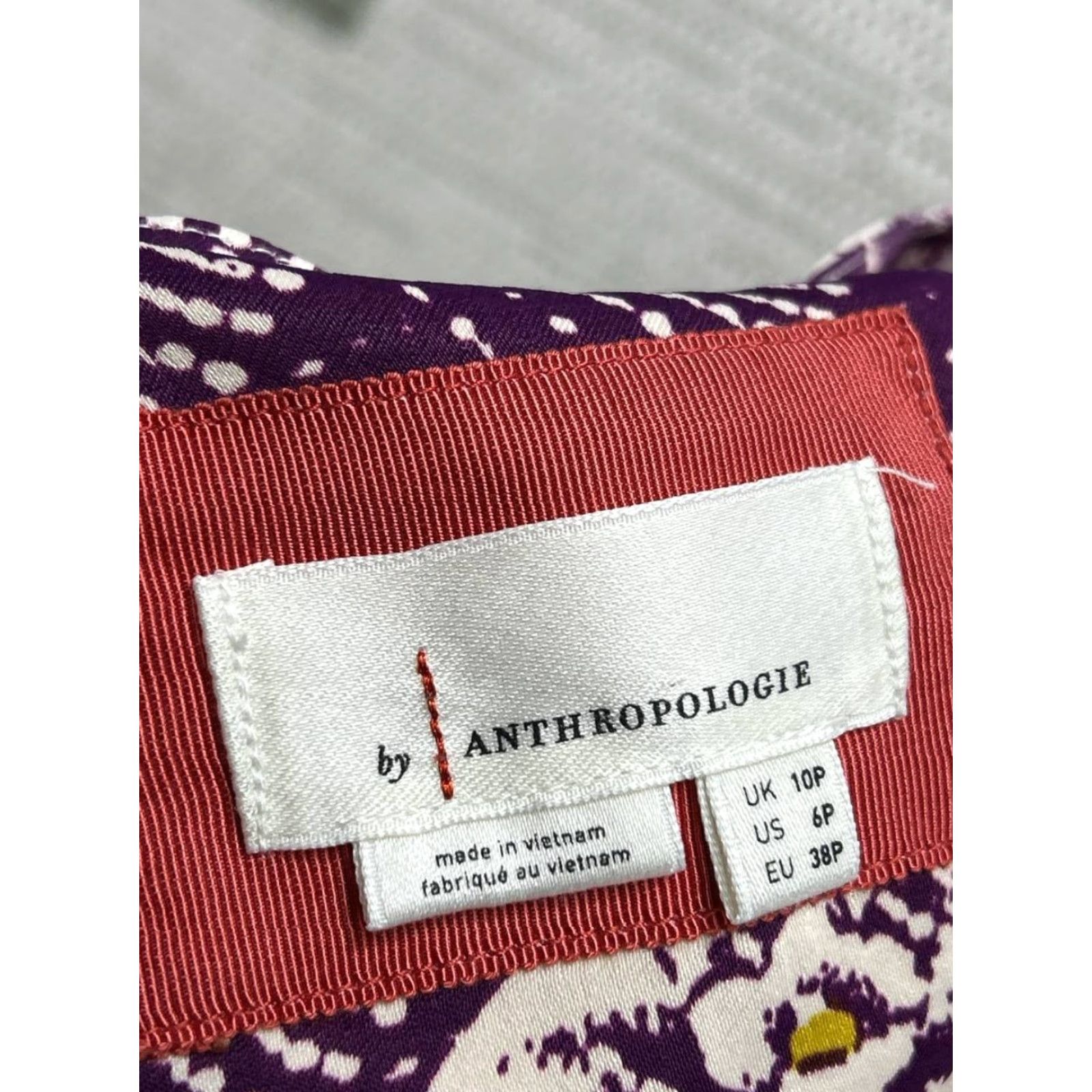 Anthropologie Anthropologie Maxi Dress Womens 6 Multicolor Handkerchief Flutter Sleeve V Neck Dress Size M / US 6-8 / IT 42-44 - 4 Thumbnail