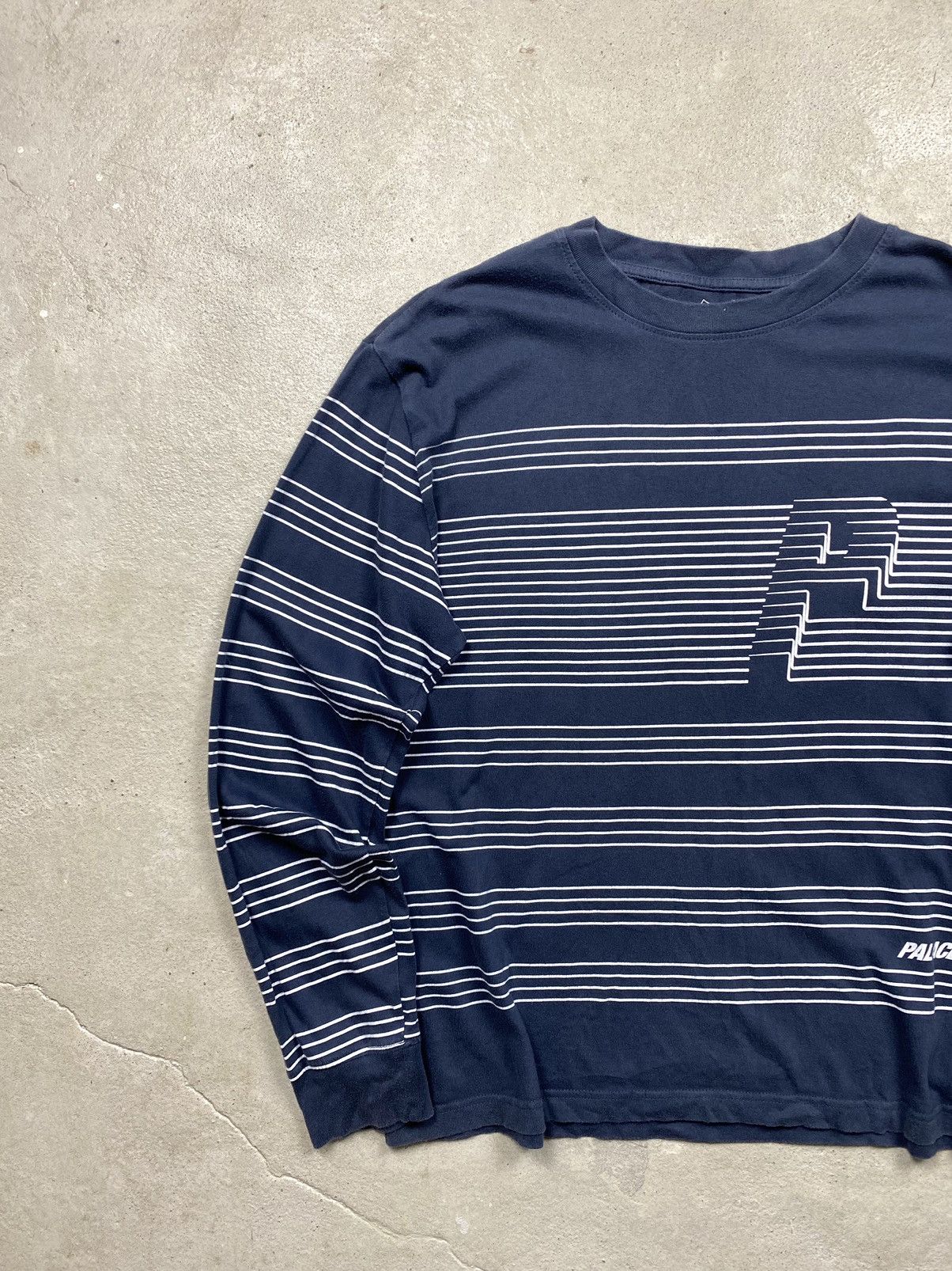 Palace Vintage Palace Striped P Logo Longsleeve T Shirt Hype Size US L / EU 52-54 / 3 - 2 Thumbnail