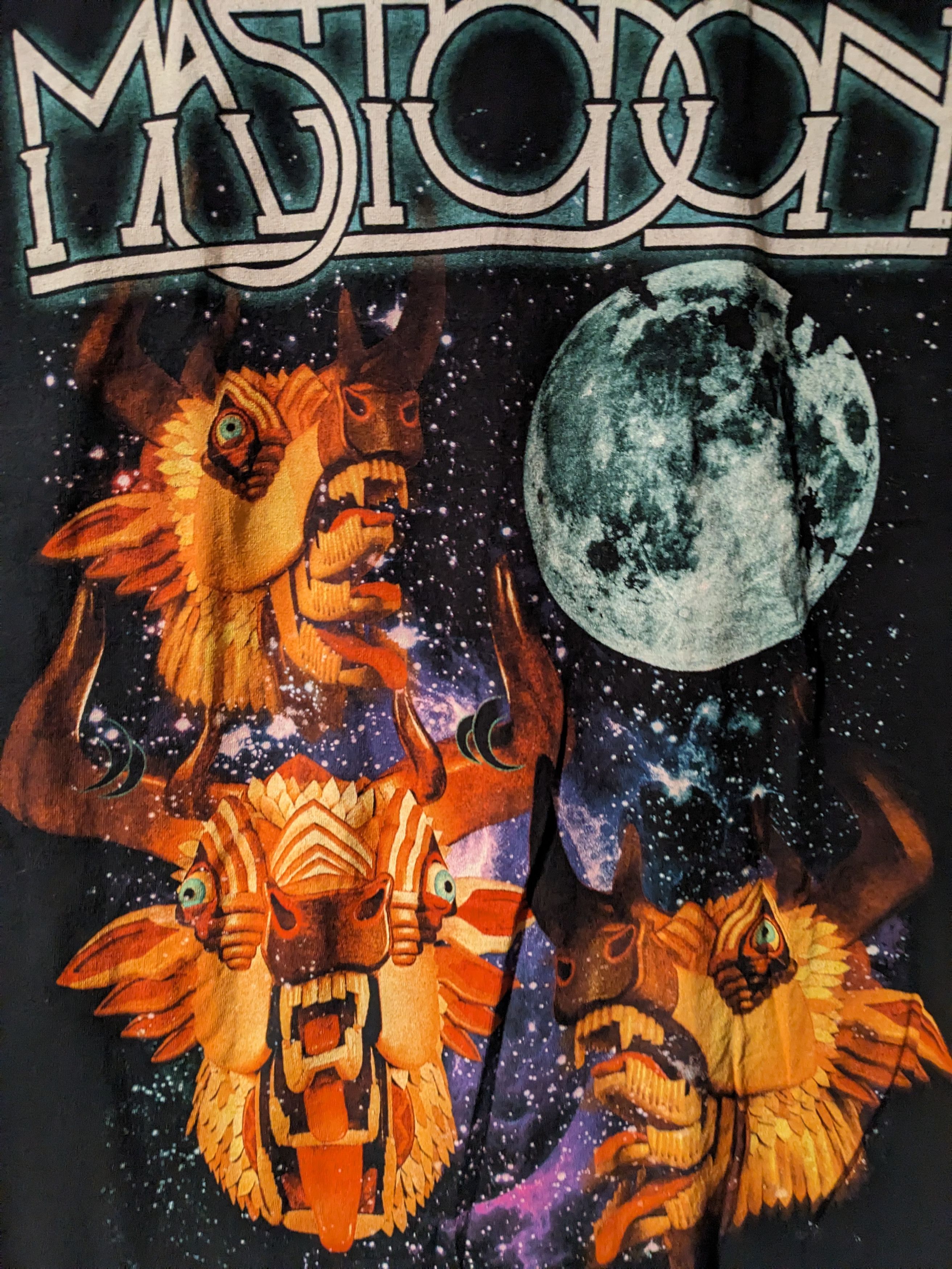 Band Tees × Vintage Vintage 2012 Mastodom The Hunter Tour Black Small T-Shirt Size US S / EU 44-46 / 1 - 2 Thumbnail