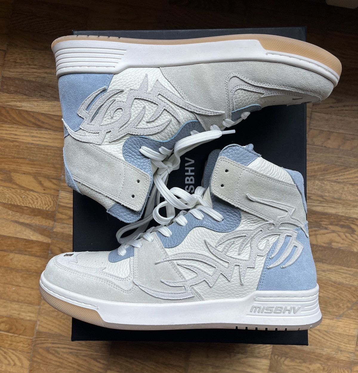 Misbhv Never-Worn MISBHV High Top, Blue White, Size EU 40, US 9.5 Size US 9.5 / IT 39.5 - 1 Thumbnail
