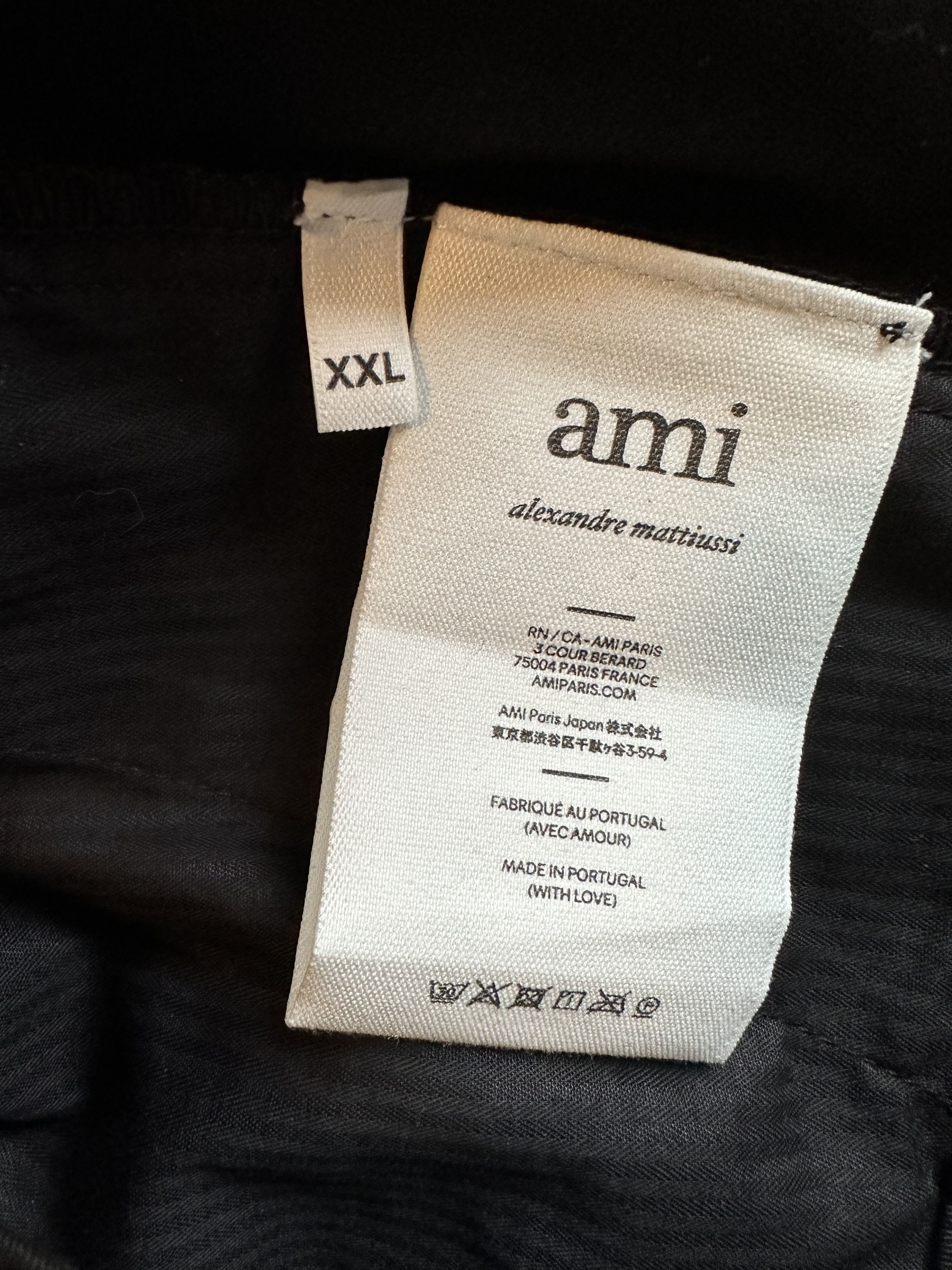 AMI Ami Paris Black Shorts Size US 36 / EU 52 - 3 Thumbnail