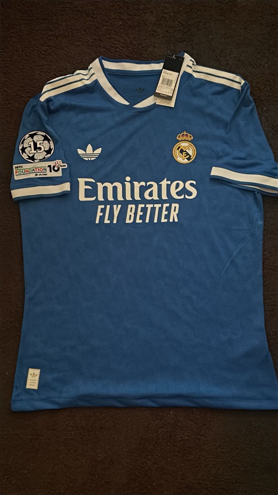 Adidas Real Madrid 2025/26 third kit Mbappé Size US L / EU 52-54 / 3 - 1 Thumbnail