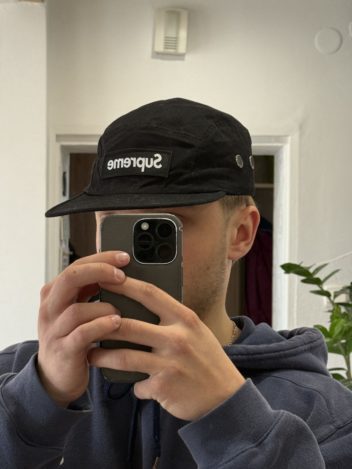 Supreme Supreme 5 pannel cap hat logo patch skate logo us usa ny Size ONE SIZE - 1 Thumbnail