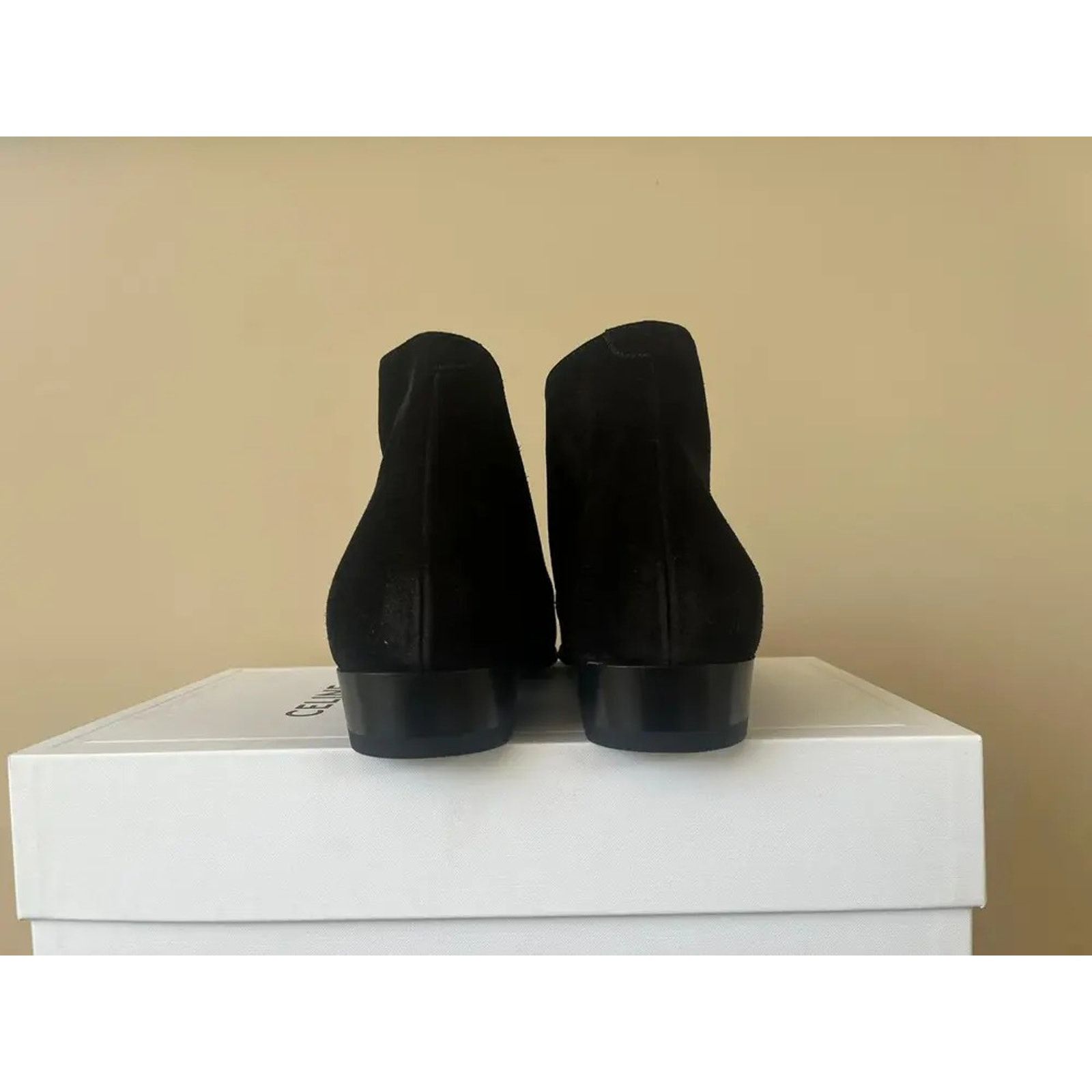 Celine o1rshd1 Desert 30 Boots in Suede in Black 41.5 Size US 8.5 / EU 41-42 - 11 Thumbnail