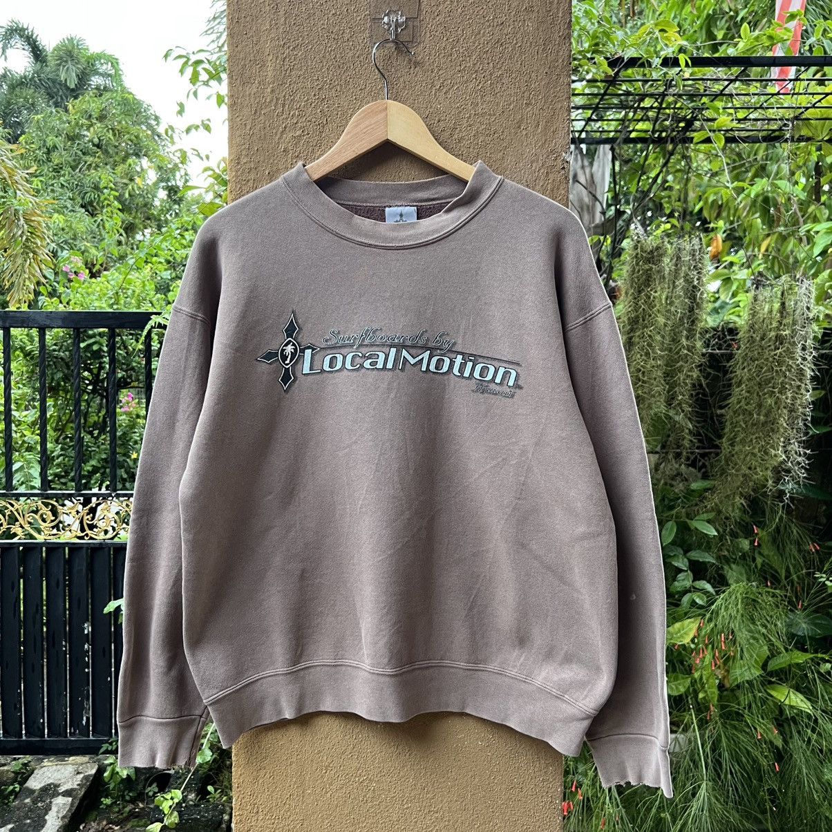 Vintage “VINTAGE SURF” LOCAL MOTION DISTRESS SWEATSHIRT Size US L / EU 52-54 / 3 - 1 Thumbnail
