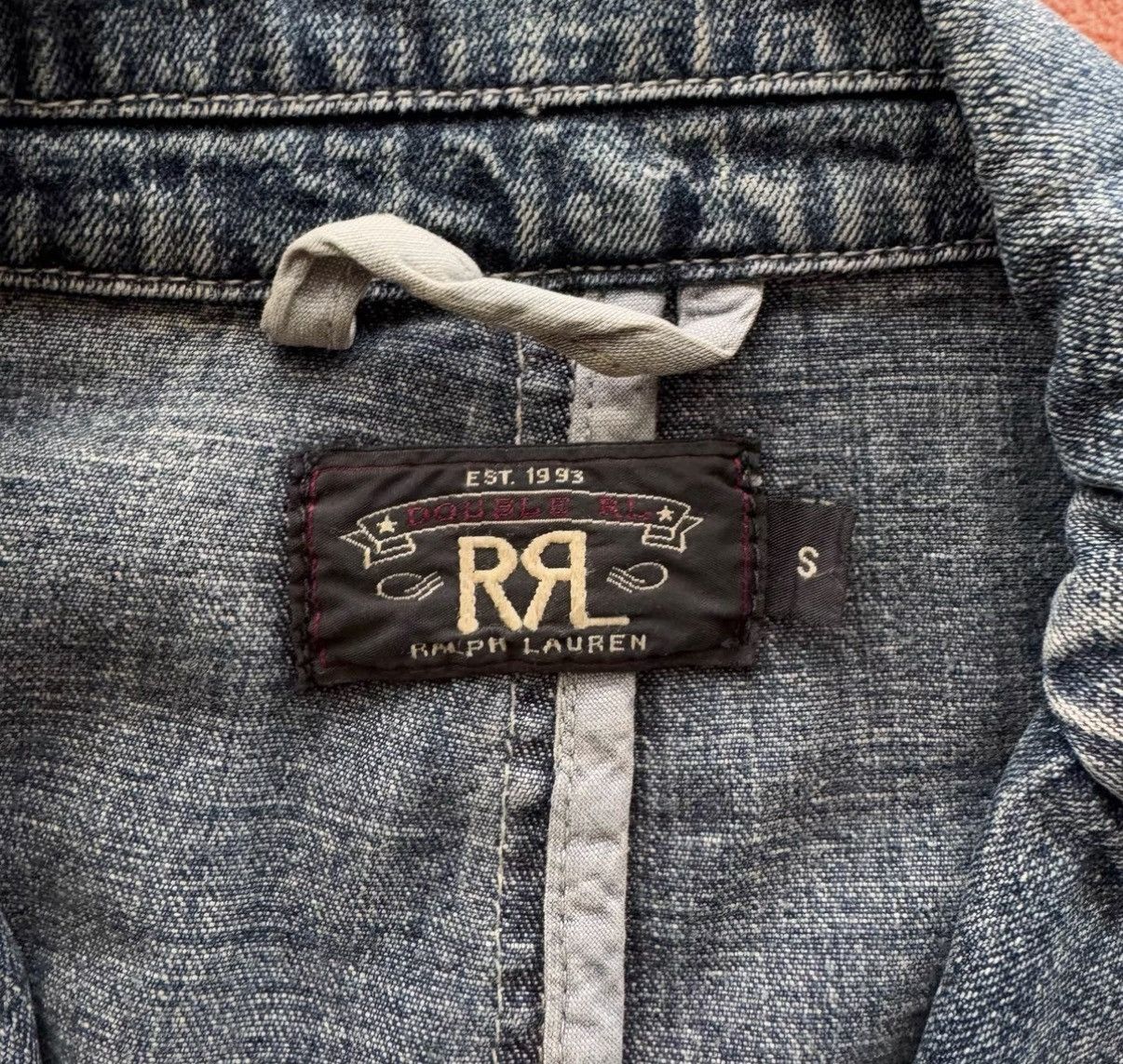 RRL Ralph Lauren RRL Ralph Lauren Distressed Denim Jacket K22 Size US S / EU 44-46 / 1 - 3 Thumbnail