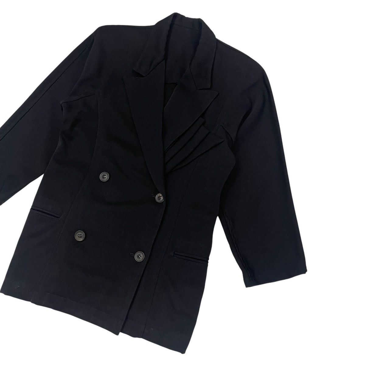 Yohji Yamamoto 🔥Y’s Yohji Yamamoto Wool Double Breasted Jacket Size L / US 10 / IT 46 - 7 Thumbnail