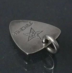 Chrome Hearts Chrome hearts silver Fucker guitar pick pendant Size ONE SIZE - 3 Thumbnail