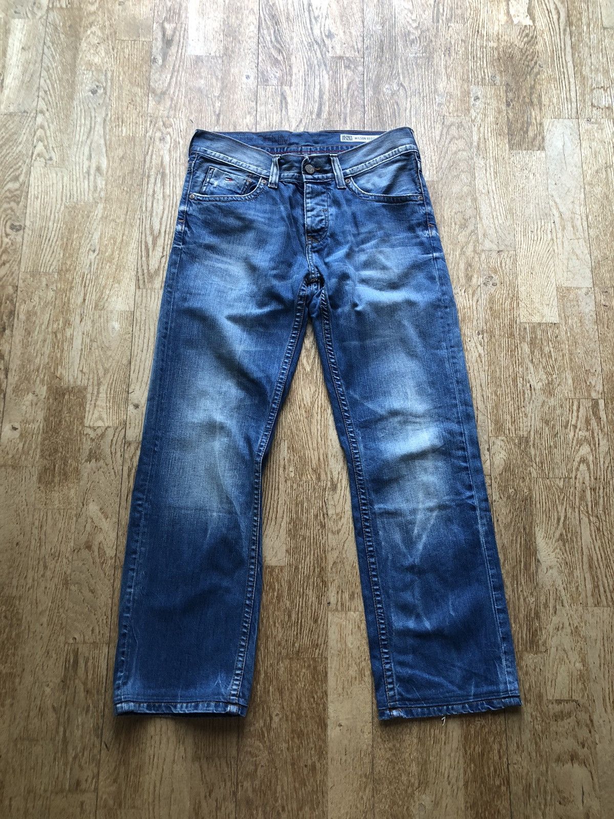 Tommy Hilfiger TOMMY HILFIGER DENIM WILSON REGULAR FIT JEANS PANTS Size US 30 / EU 46 - 1 Thumbnail