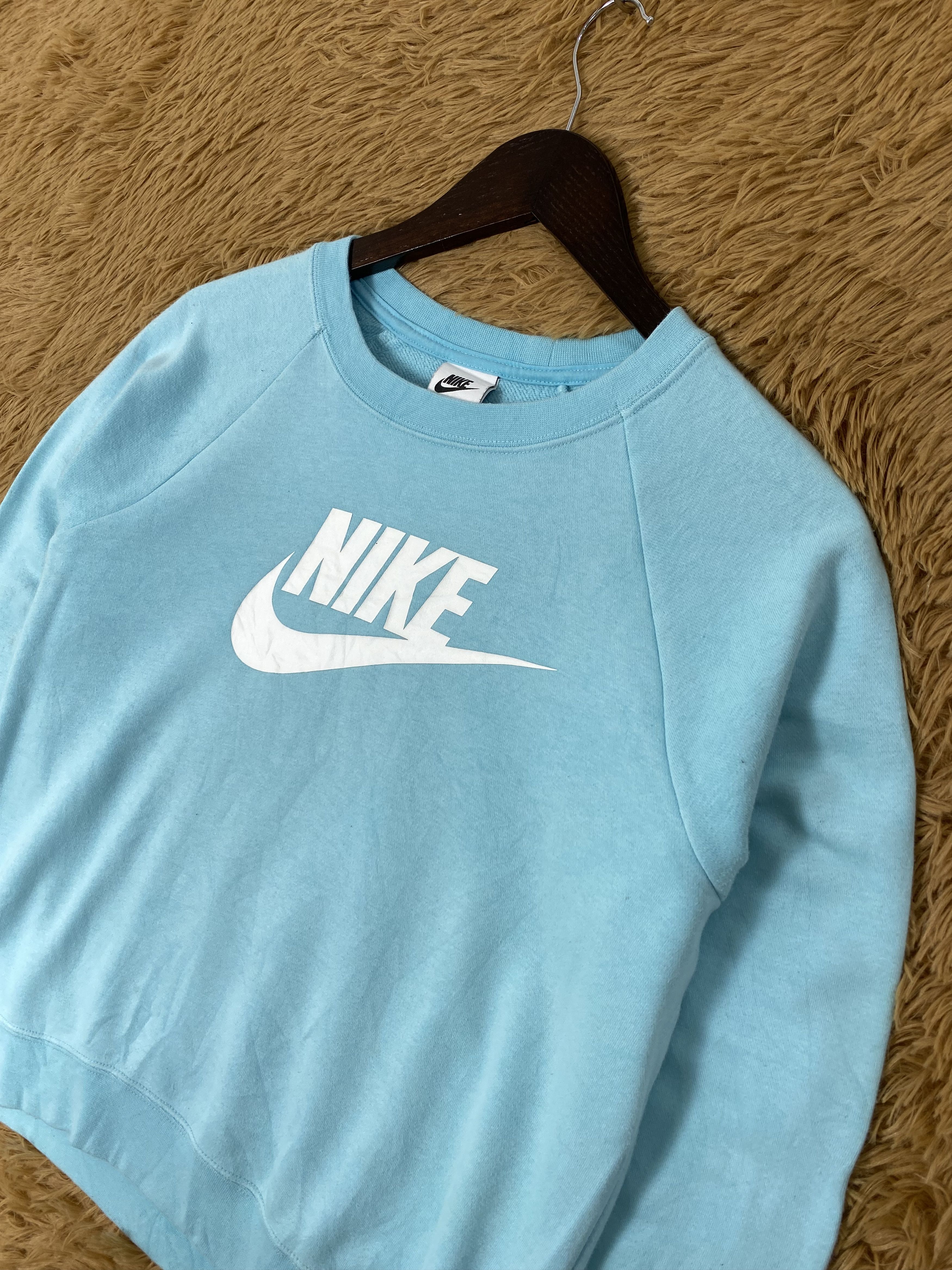 Nike Vintage Nike Swoosh Big Logo Sweatshirts PS0082 Size US M / EU 48-50 / 2 - 2 Thumbnail