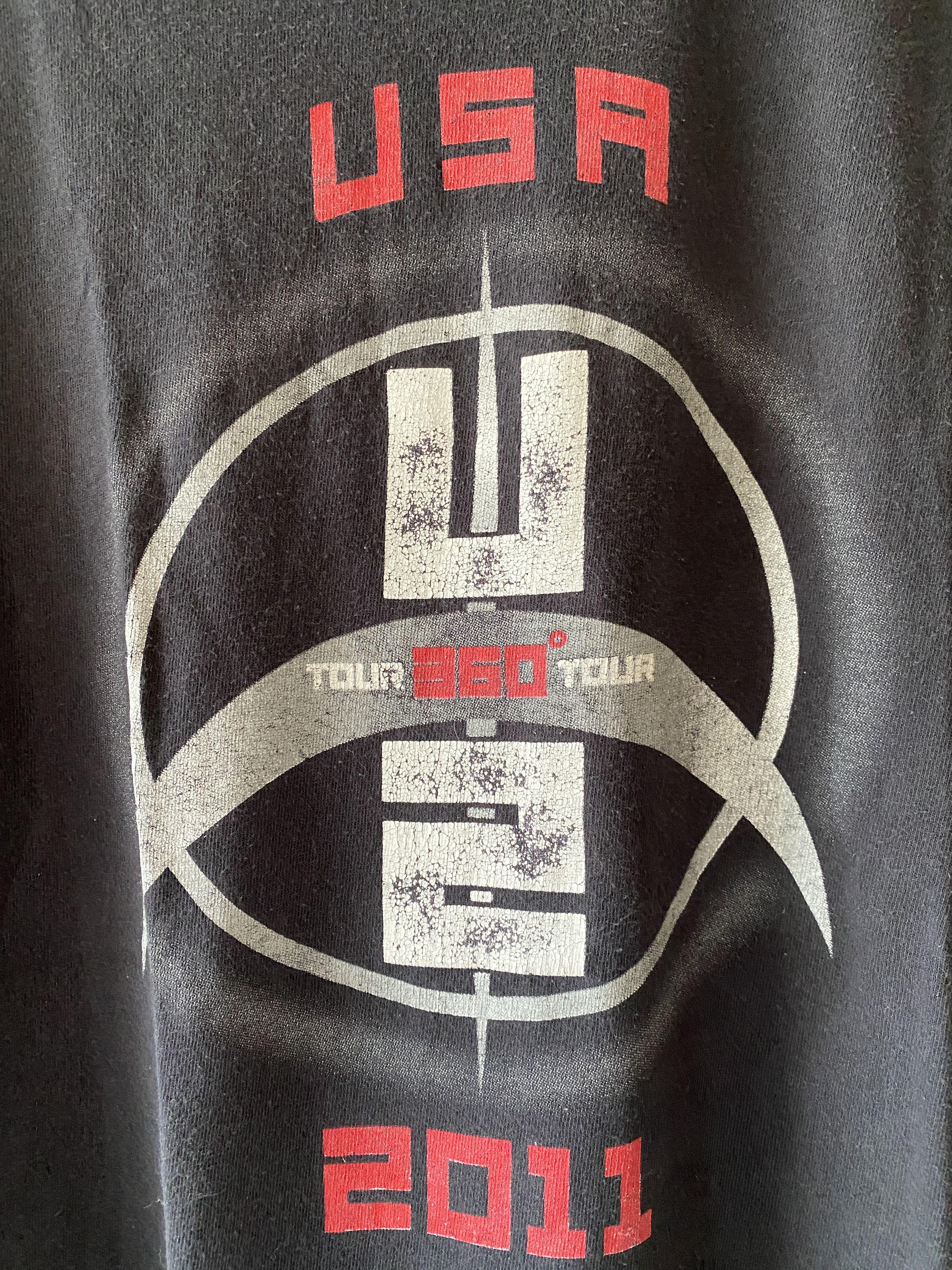 Band Tees 2011 U2 ROCK BAND USA TOUR T SHIRT Size US L / EU 52-54 / 3 - 4 Thumbnail