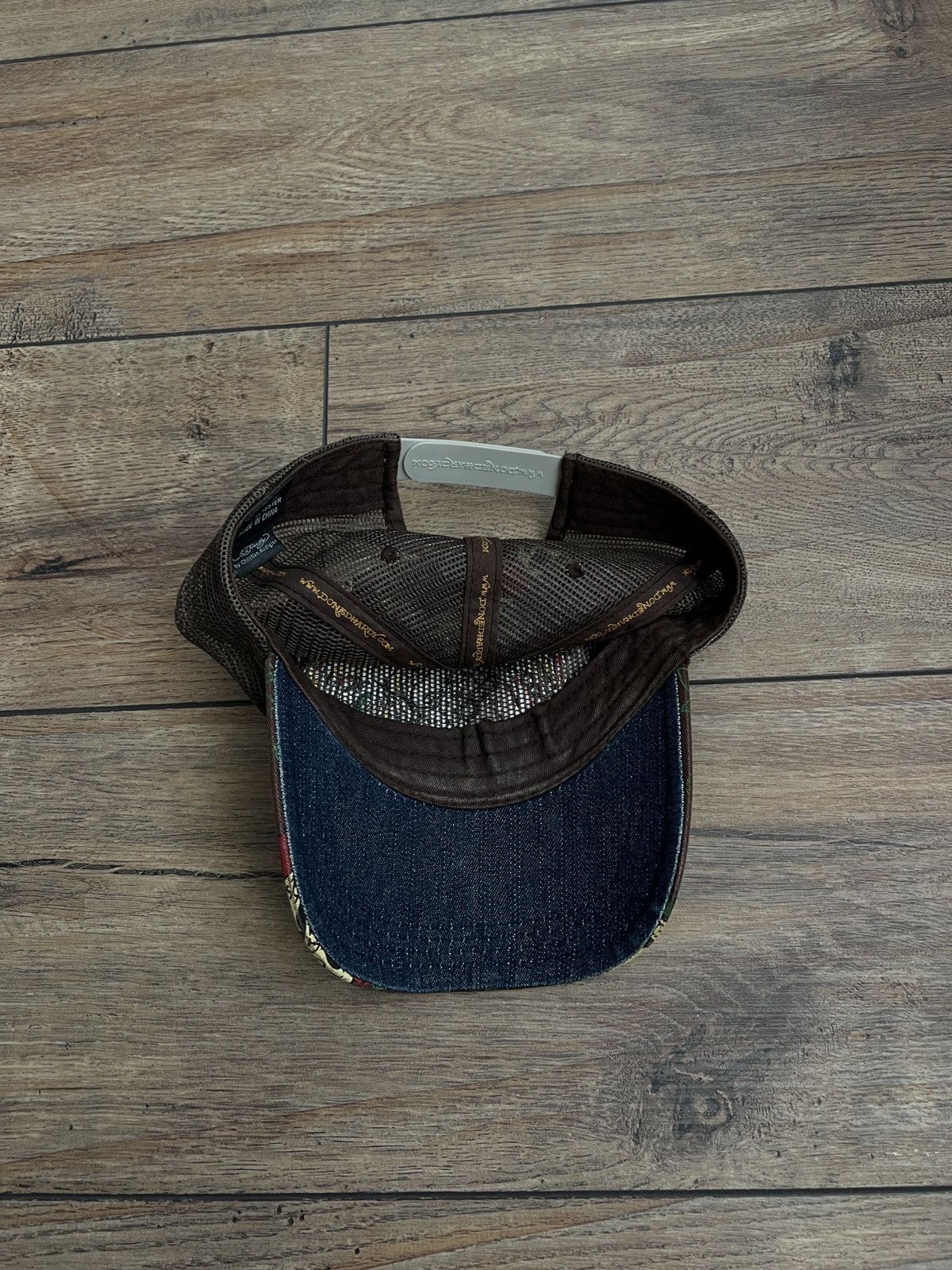 Christian Audigier × Ed Hardy × Vintage Ed Hardy cap vintage brown hat Y2K Christian Audigier Size ONE SIZE - 5 Thumbnail