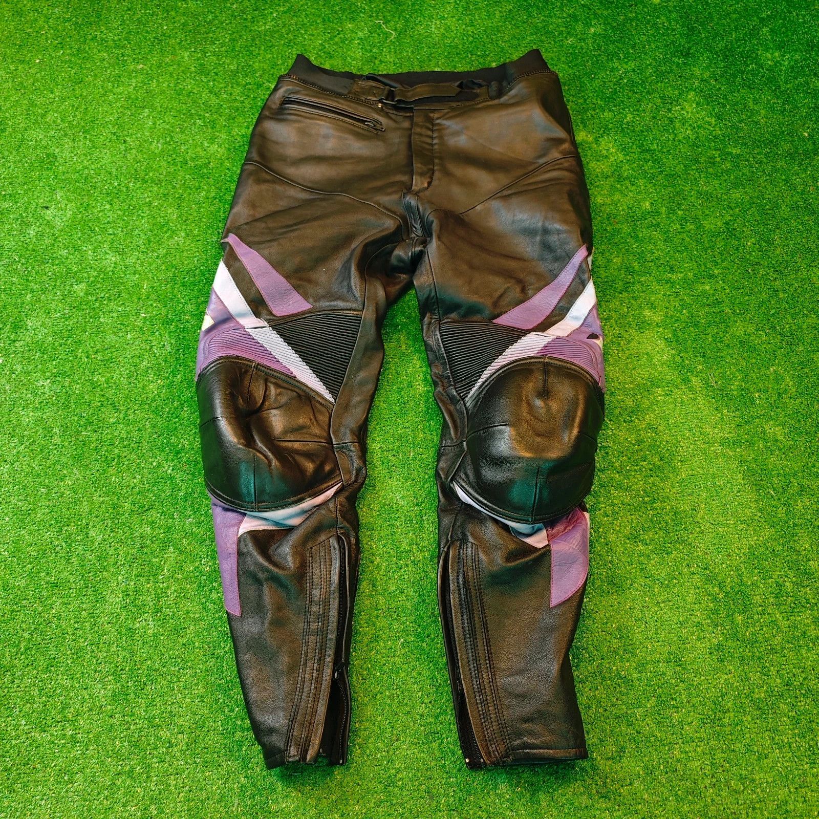 Other Ixs Leather Pants Mens 34 black moto rider bike 90s Size US 34 / EU 50 - 1 Thumbnail