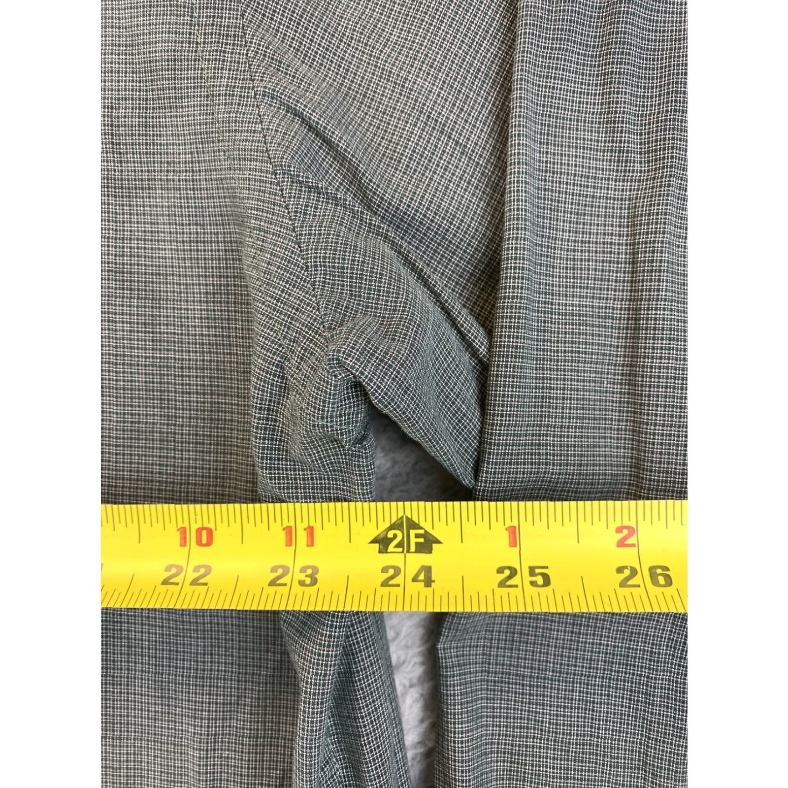 Nautica Nautica Dress Shirt Mens XL T Green Classic Fit Long Sleeve Button-Down 77-5 Size 46R - 5 Thumbnail