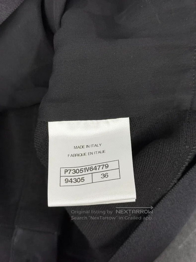 Chanel Chanel Black pearl rhinestone large double C large logo ve Size XS / US 0-2 / IT 36-38 - 5 Thumbnail