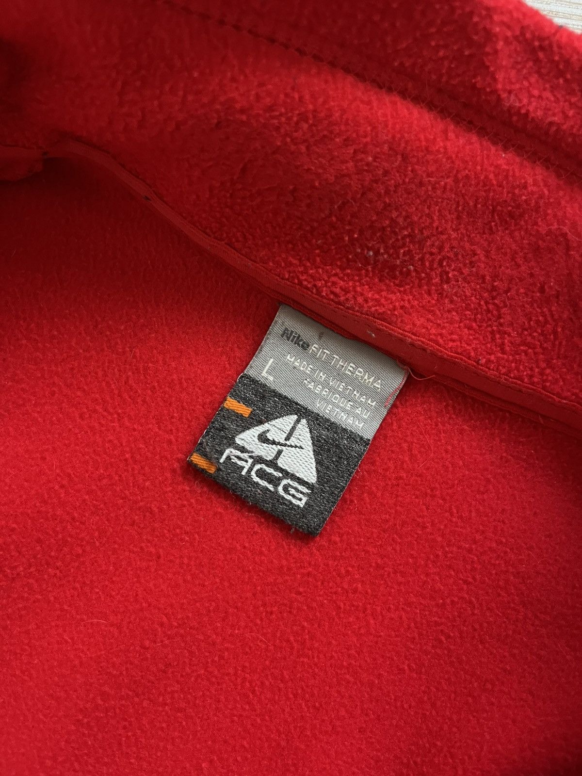 Nike × Nike ACG × Vintage Vintage Womens Nike ACG Therma Fleece Full Zip Up Size L / US 10 / IT 46 - 3 Thumbnail
