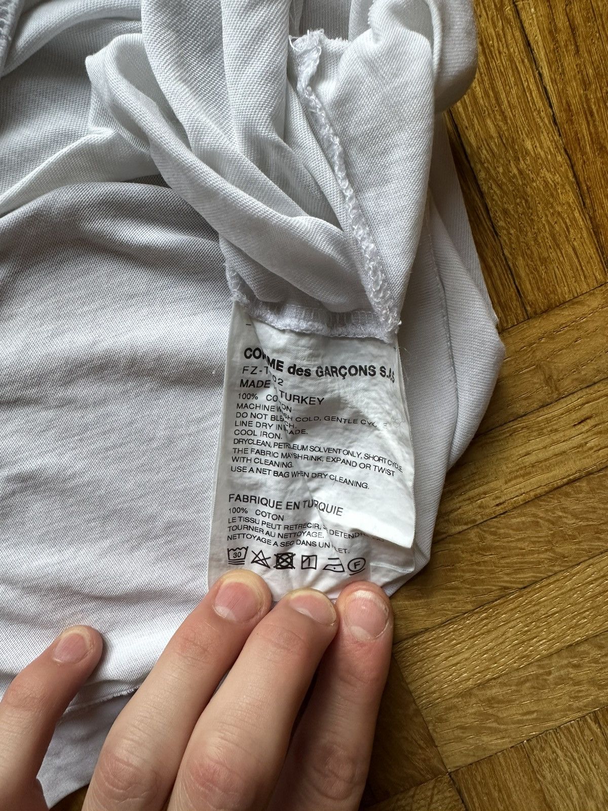 Comme des Garcons CDG White T-Shirt Size US XL / EU 56 / 4 - 3 Thumbnail