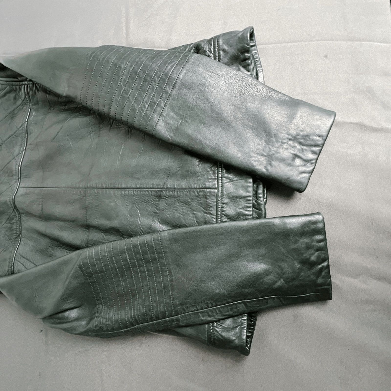 Lucky Brand Lucky Brand Pin Dot Genuine Lamb Leather Moto Jacket Black S Size S / US 4 / IT 40 - 5 Thumbnail