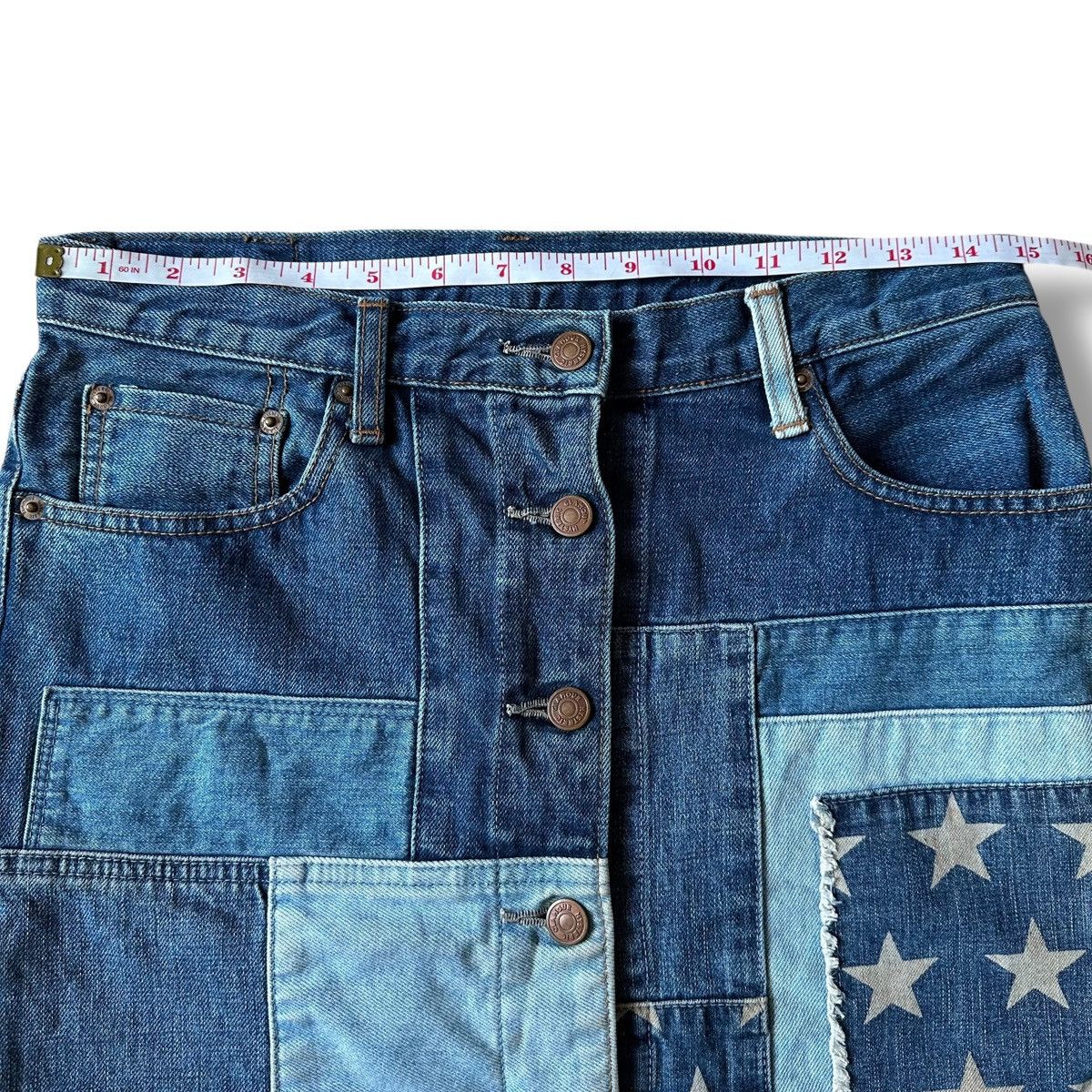 Hysteric Glamour Hysteric Glamour Kinky Mini Denim Skirt Size 30" / US 8 / IT 44 - 10 Thumbnail