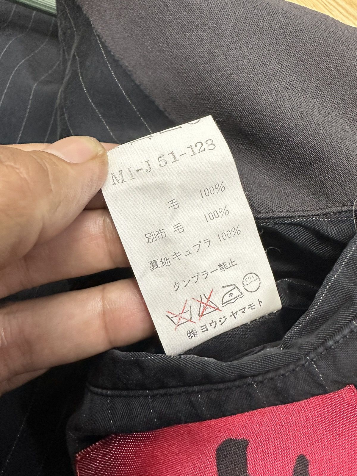 Designer × Y's for Men × Yohji Yamamoto Ys For Men Yohji Yamamoto Blazer Jacket MJ90 Size 36S - 12 Thumbnail