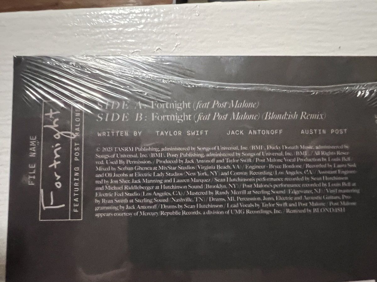 Other Taylor Swift Post Malone Fortnight 7” Vinyl RSD 2025 Size ONE SIZE - 3 Thumbnail