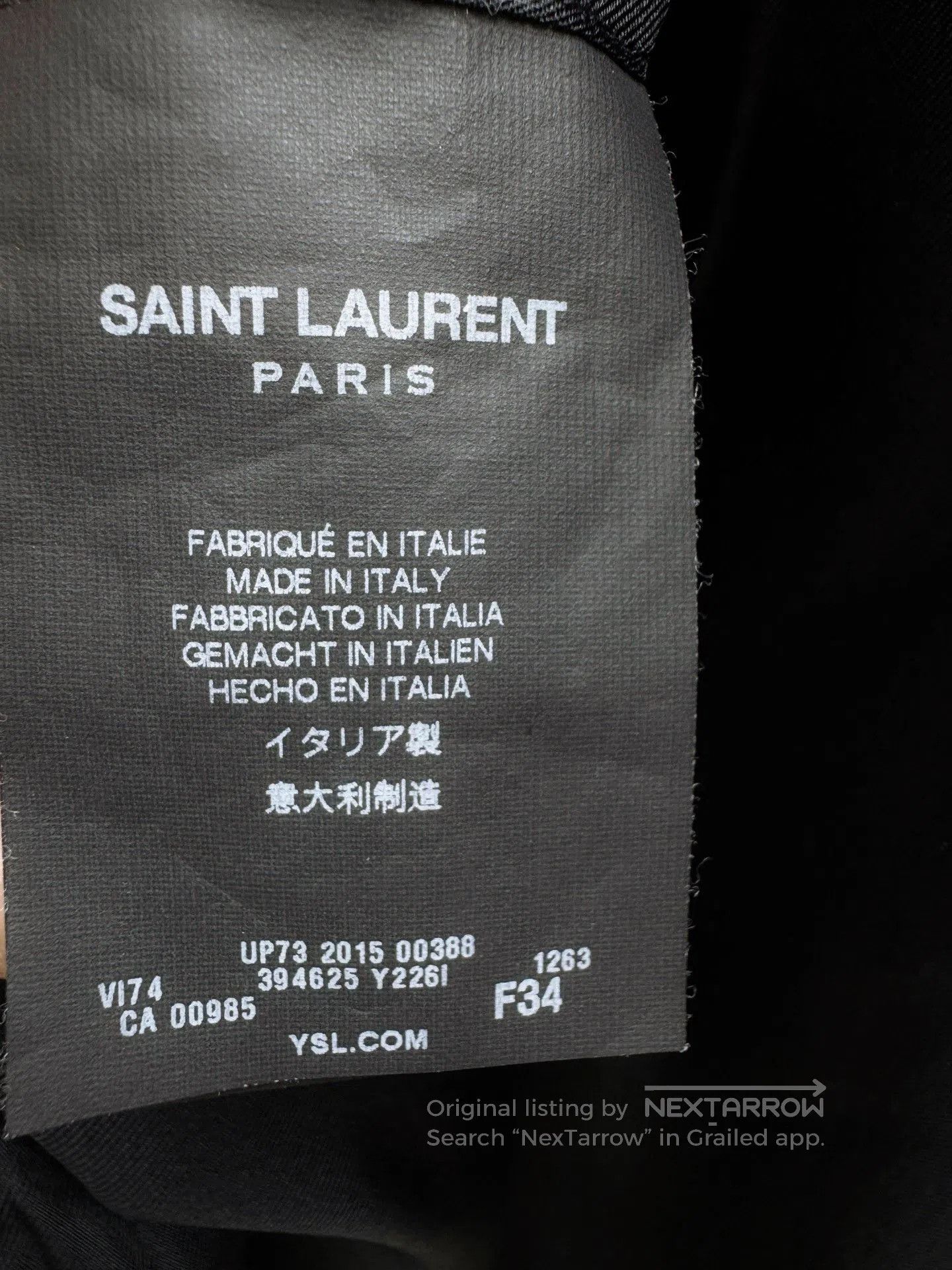 Saint Laurent Paris Saint Laurent Gray Plaid Wool Blazer. Size US S / EU 44-46 / 1 - 5 Thumbnail