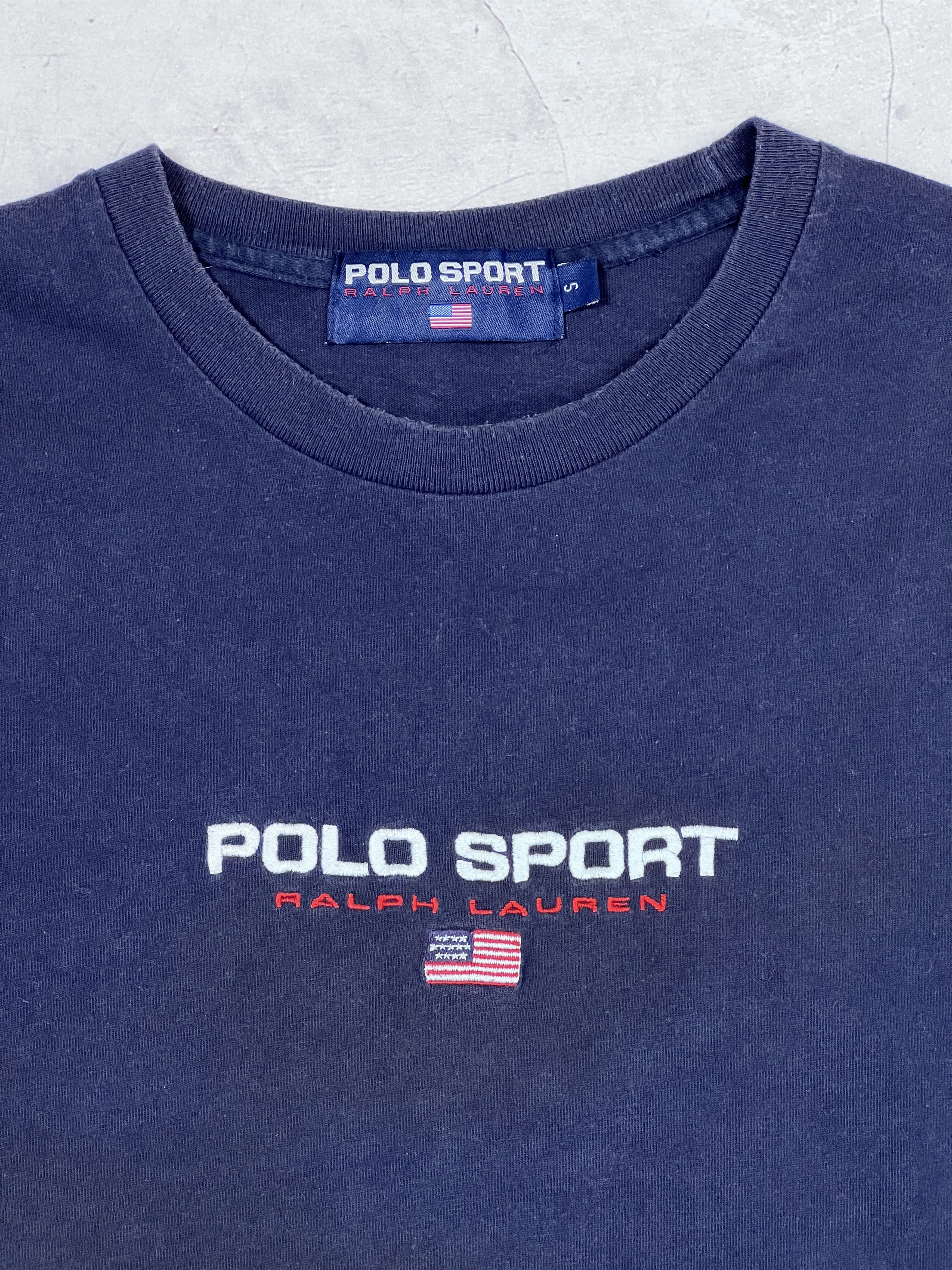 Polo Ralph Lauren × Vintage Vintage Polo Sport T-Shirt LS Ralph Lauren Size US S / EU 44-46 / 1 - 4 Thumbnail
