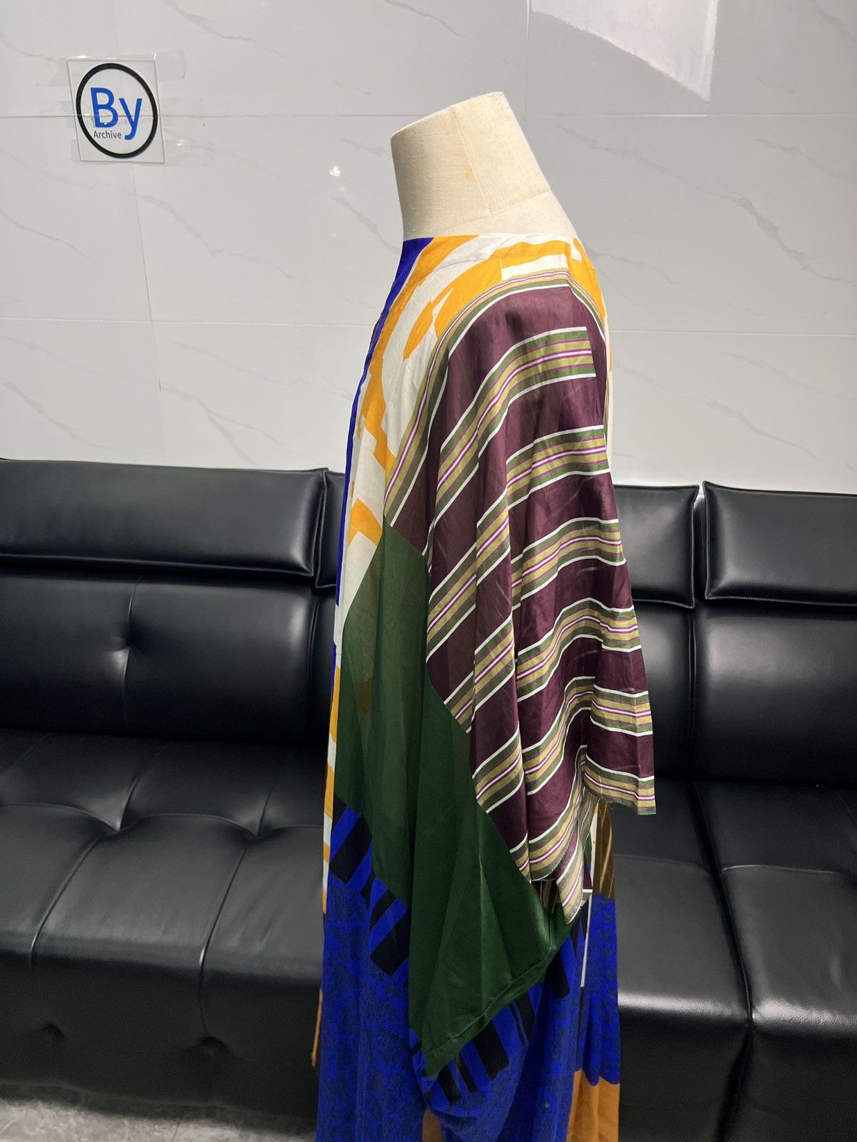 Dries Van Noten Dries Van Noten SS23 Patchwork Print Kaftan Dress Size ONE SIZE - 15 Thumbnail