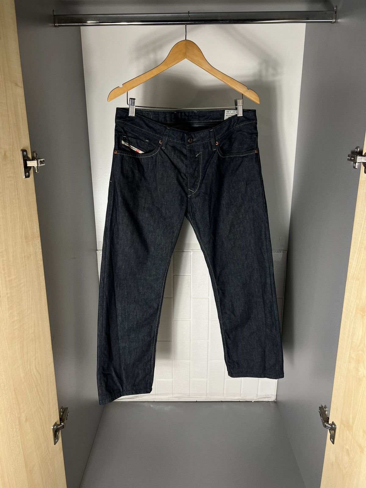 Diesel VINTAGE DIESEL INDUSTRY DENIM DIVISION JEANS CASUAL Y2K 90s Size US 32 / EU 48 - 4 Thumbnail