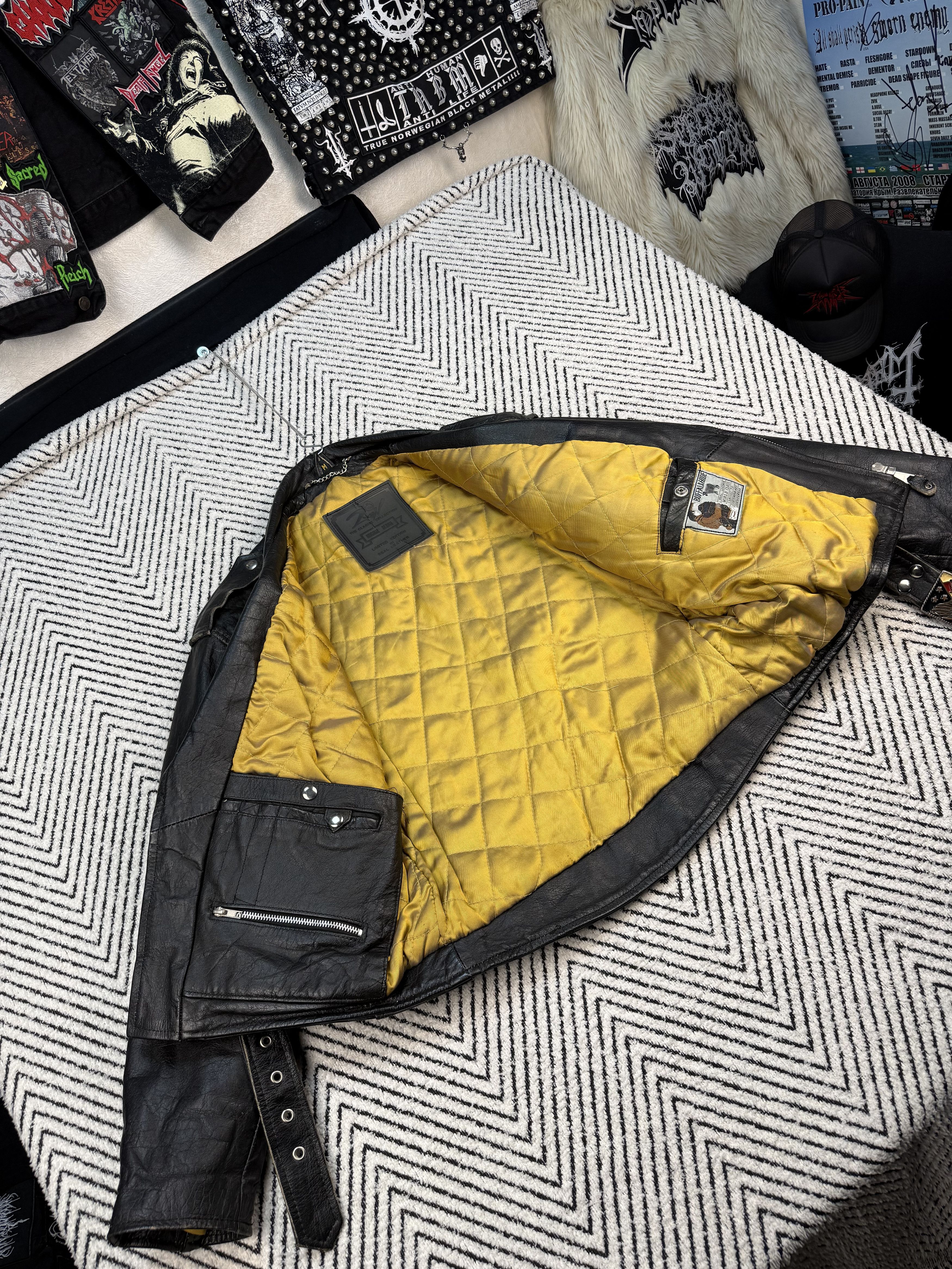 Vintage Vintage Motorcycle biker leather jacket Size US M / EU 48-50 / 2 - 11 Thumbnail