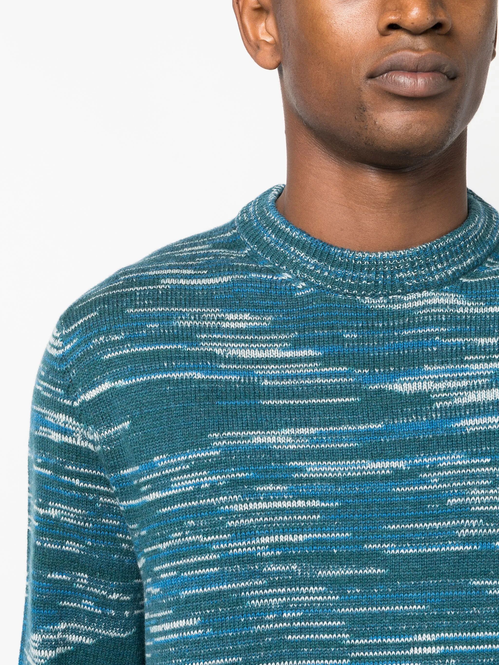 Missoni o1y0225 Crewneck Cashmere Blend Sweater in Multicolor Size US S / EU 44-46 / 1 - 2 Thumbnail