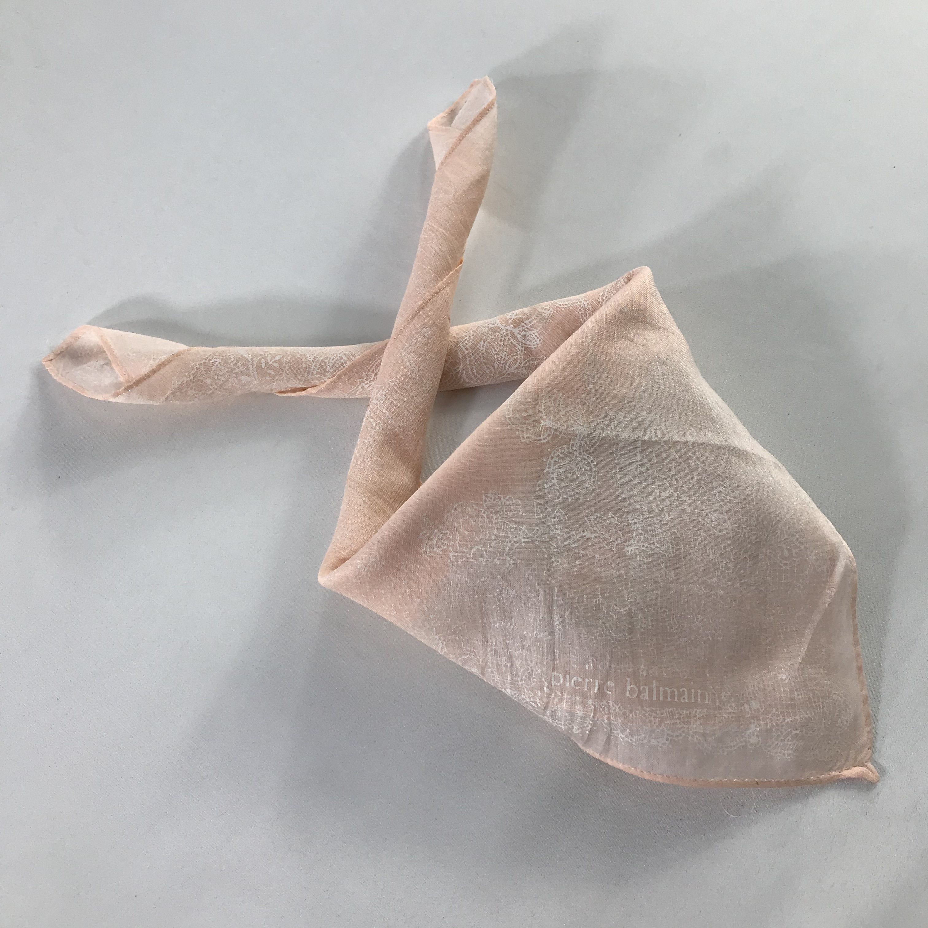 Pierre Balmain × Vintage Pierre Balmain Bandana / Handkerchief / Neckerchief - S1121 Size ONE SIZE - 4 Thumbnail