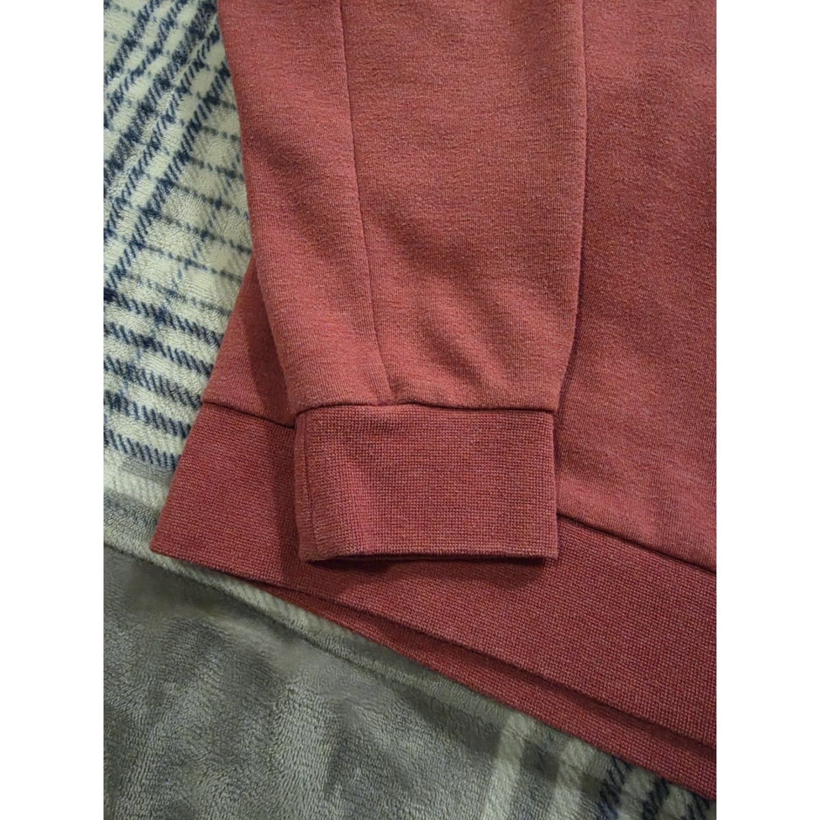 Polo Ralph Lauren Polo Ralph Lauren Sweater Men's Large Heather Red Mockneck Double Knit 1/4 Snap Size US L / EU 52-54 / 3 - 5 Thumbnail