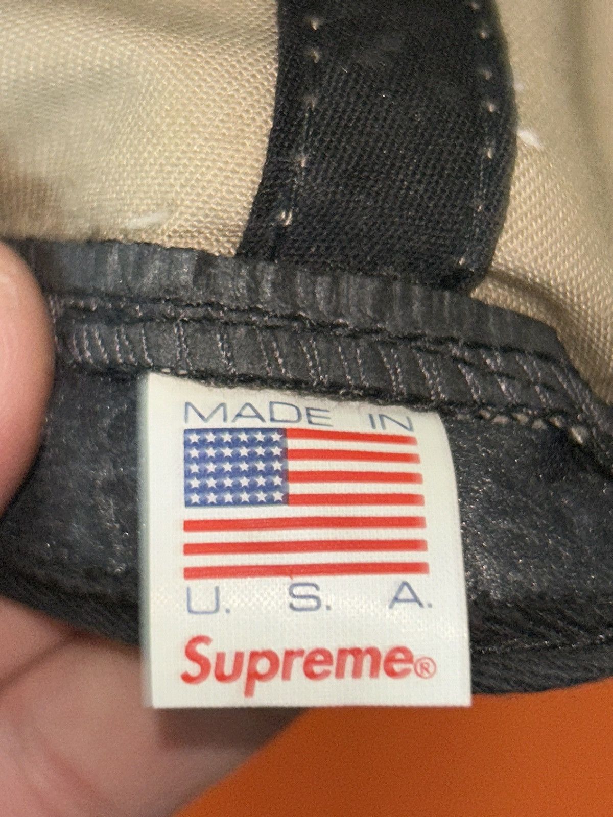 Supreme Supreme Classic Logo Suede Visor 5-Panel Cap FW15 NEW Size ONE SIZE - 5 Thumbnail