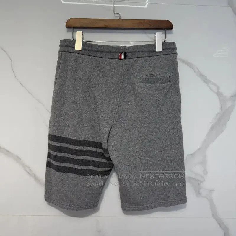Thom Browne Thom Browne Gray Cotton Striped Shorts . Size US 28 / EU 44 - 2 Thumbnail
