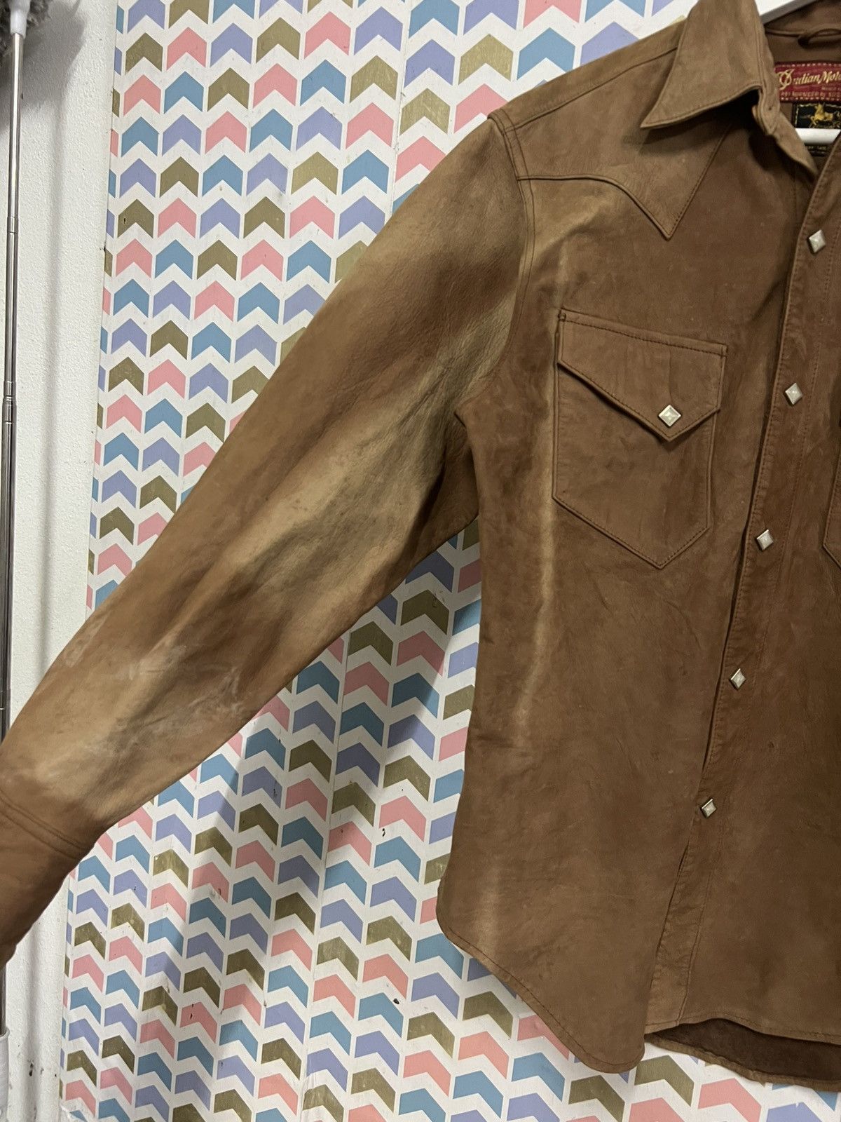 Sugar Cane Indian Motorcycle Suede Leather Toyo interprises Size US M / EU 48-50 / 2 - 6 Thumbnail
