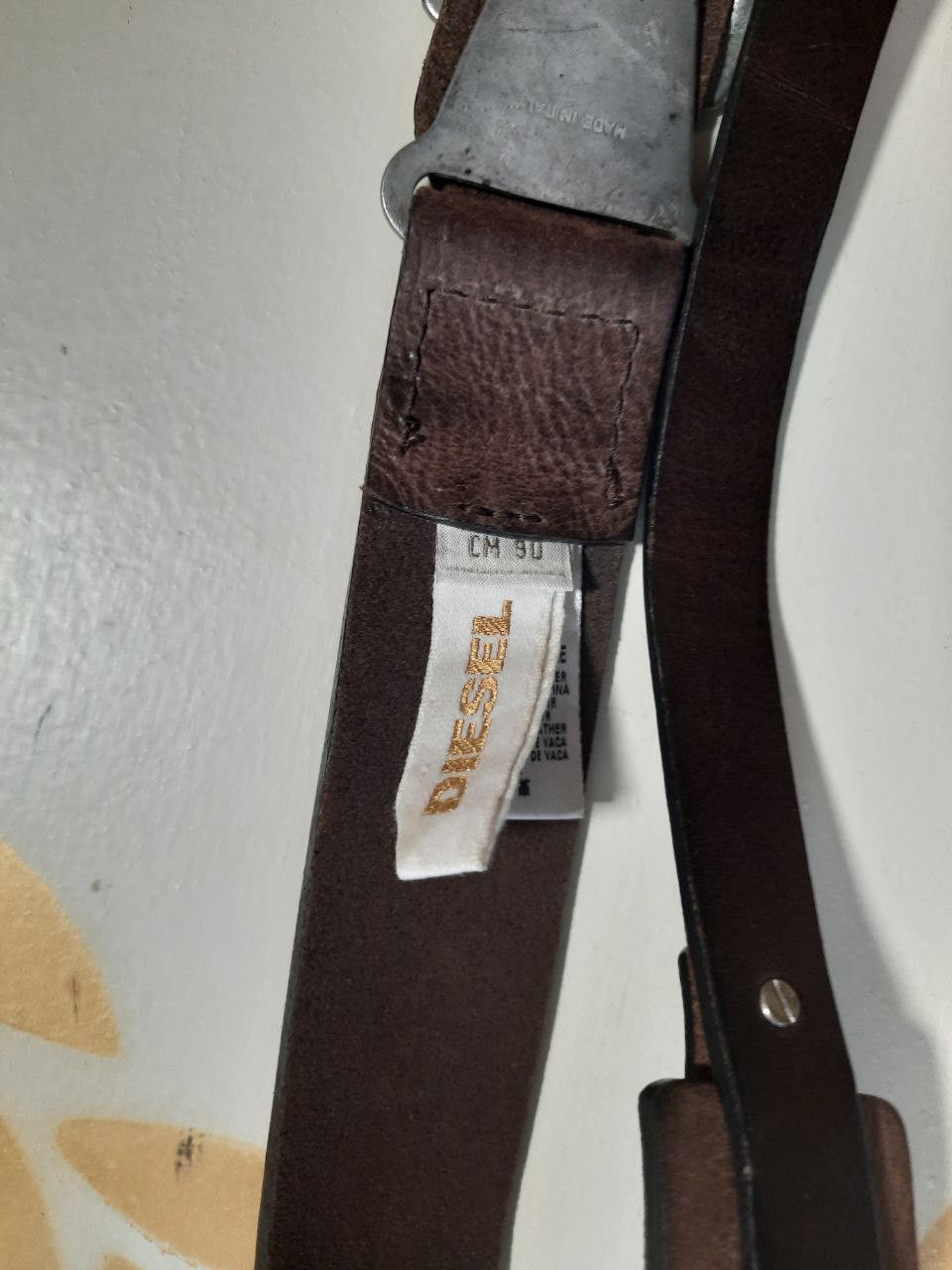 Diesel Diesel Leather Belt Vintage Size ONE SIZE - 11 Thumbnail