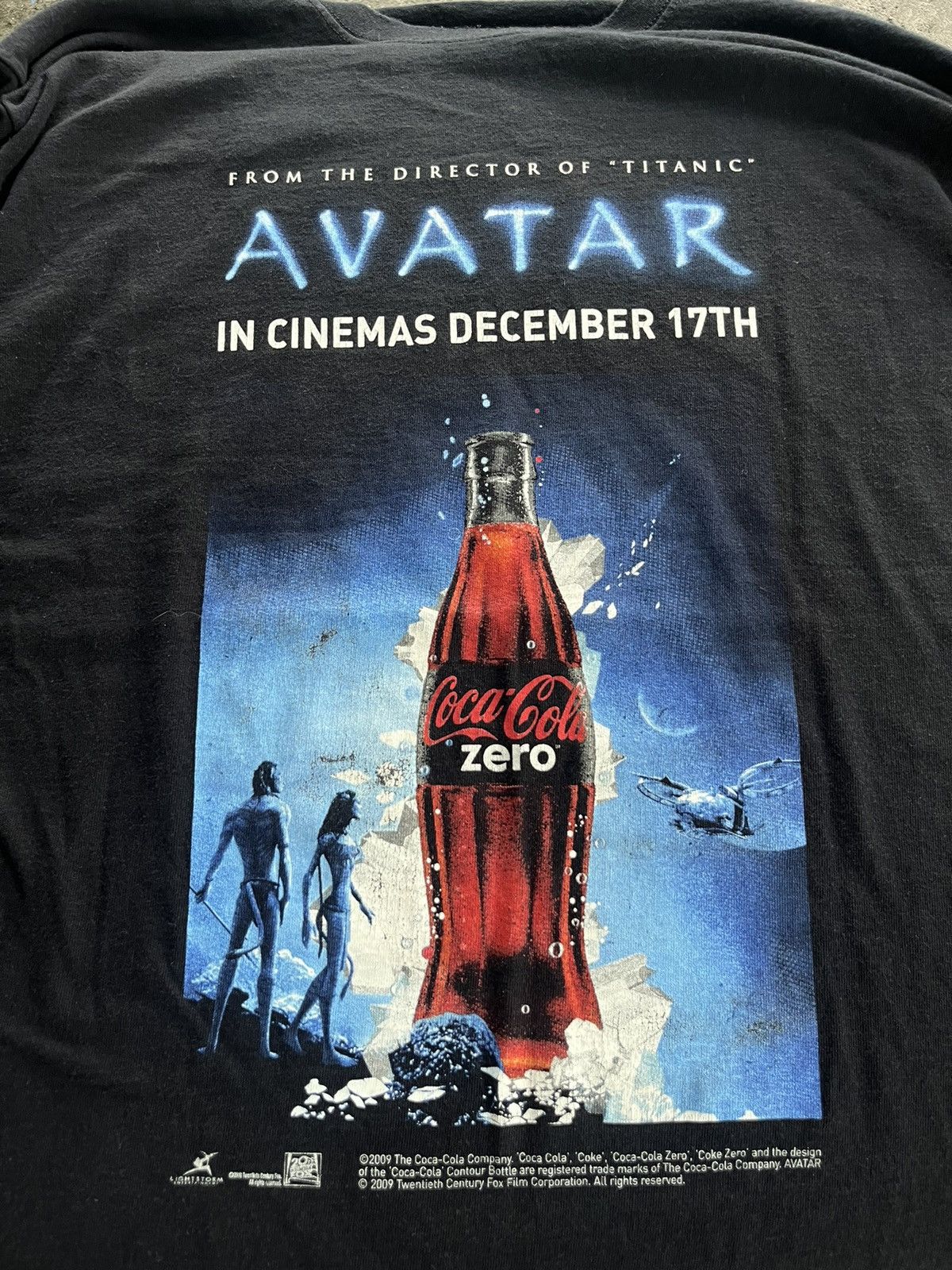 Coca Cola × Vintage Vintage AVATAR Promo by Coca Cola Zero 2009’s Film Tshirt Size US L / EU 52-54 / 3 - 6 Thumbnail