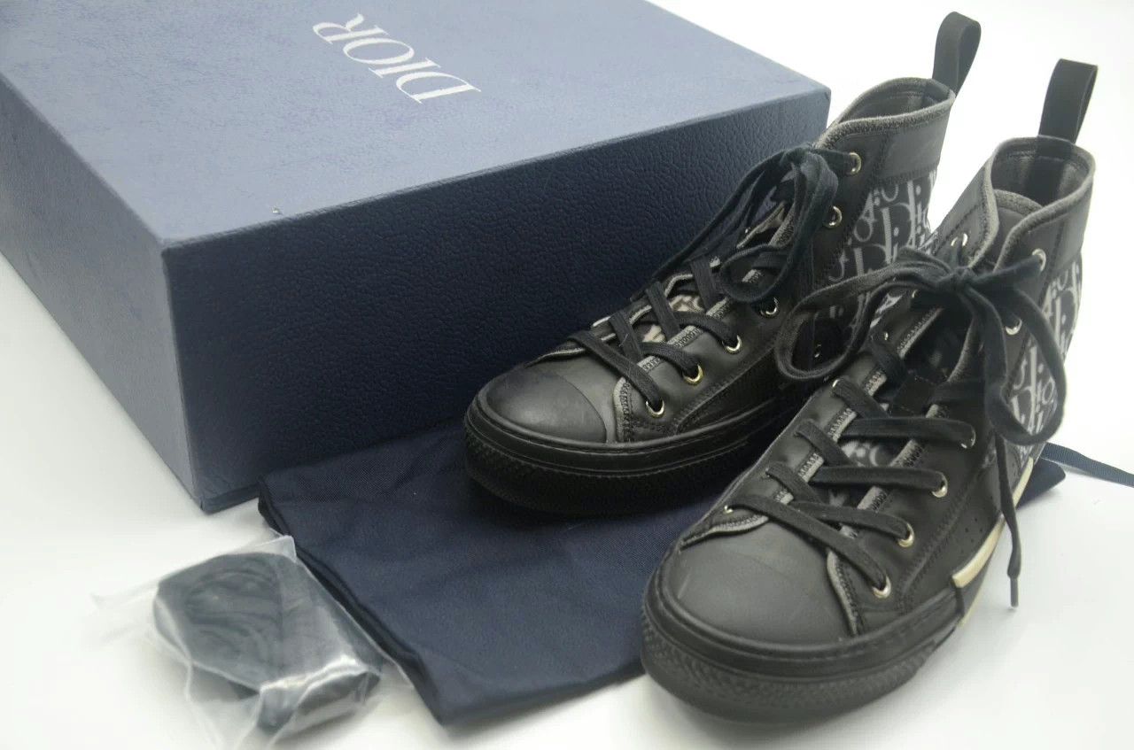 Dior Dior B23 High-Top Oblique Black Sneaker Size US 7.5 / EU 40-41 - 1 Thumbnail