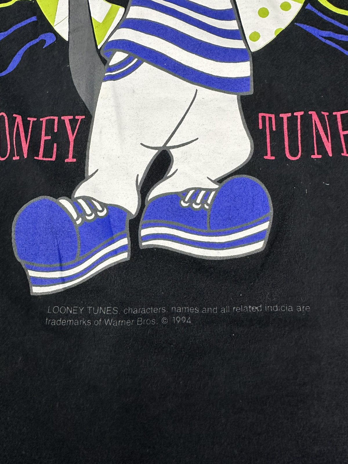 Vintage Looney Tunes 1994 Marine Vintage Tshirt A586 Size US L / EU 52-54 / 3 - 5 Thumbnail