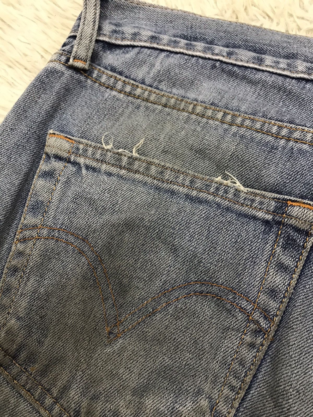 Levi's Vintage Clothing × Vintage Vintage Levis Lot 552 Straight Cut Distressed Jeans Size US 30 / EU 46 - 13 Thumbnail