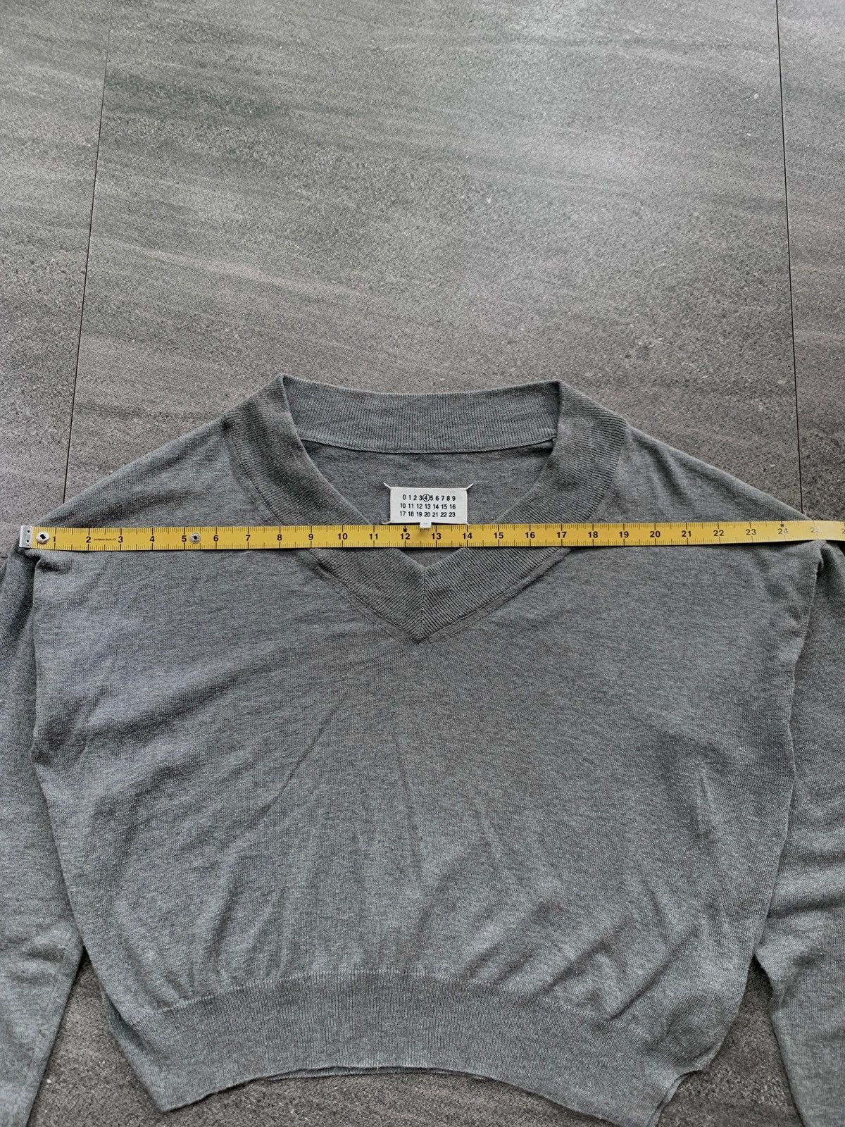 Maison Margiela FREE TAX! Line 4 Cropped Elbow Patch Sweater Size S / US 4 / IT 40 - 15 Thumbnail